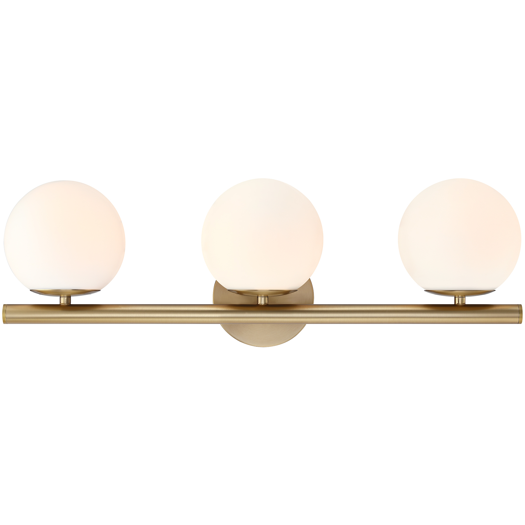 Crown Heights 3 Light 25 inch Brushed Gold Vanity Light Wall Light in Etched