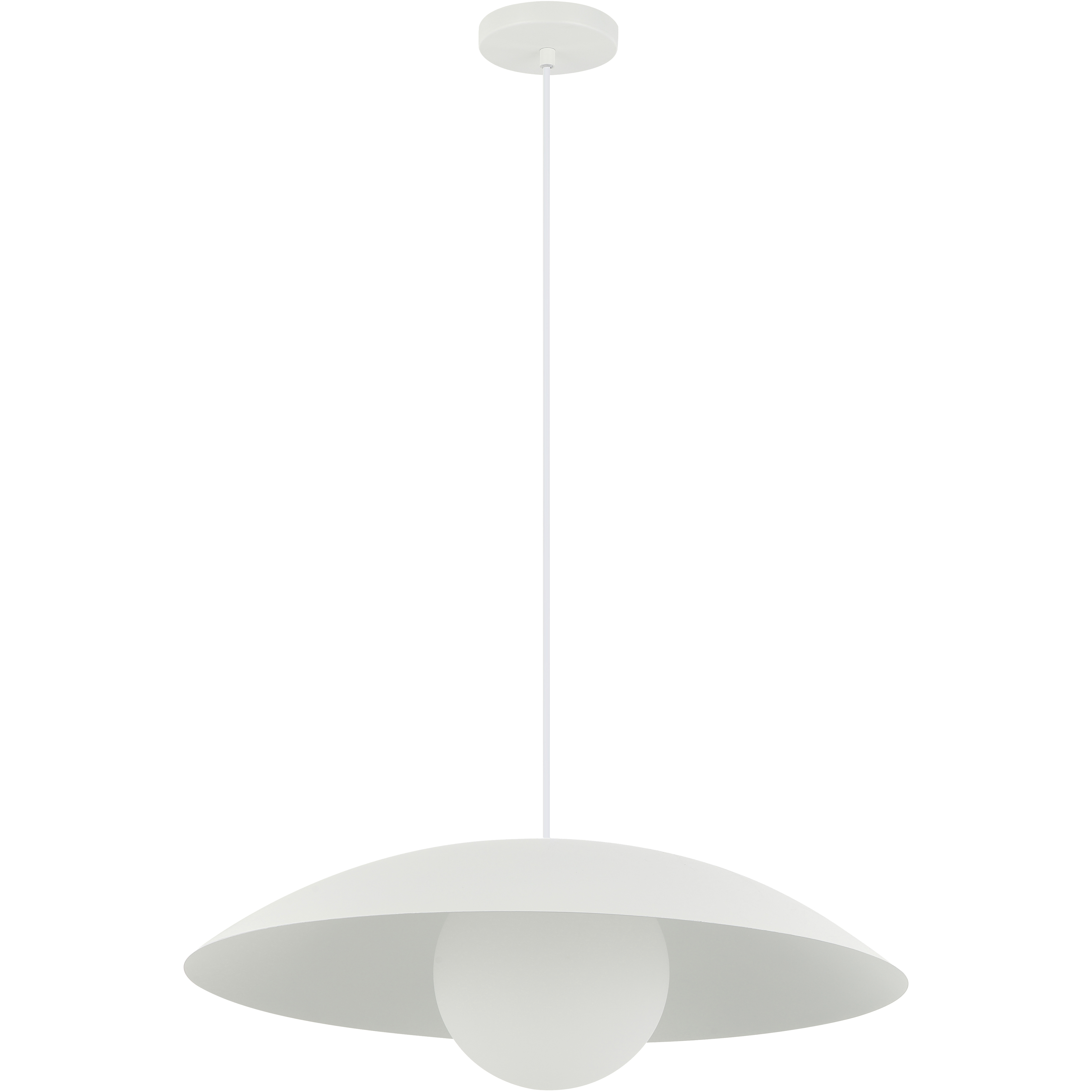 Olivia 1 Light 15.75 inch Matte White Pendant Ceiling Light