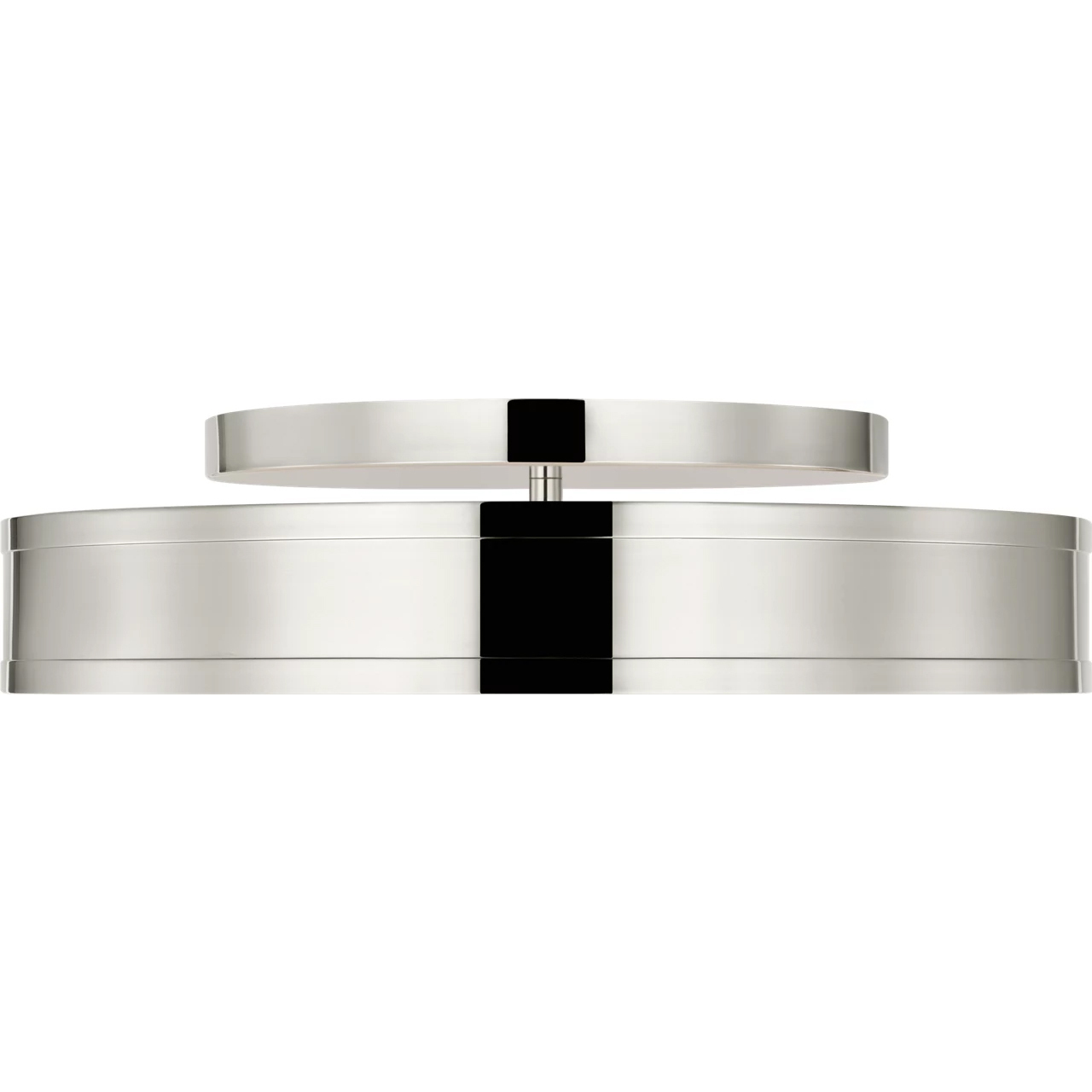 Paloma Contreras Dupont 16 inch Polished Nickel Semi-Flush Mount Ceiling Light