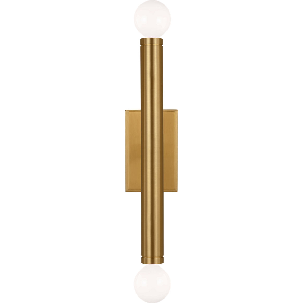 TOB by Thomas O'Brien Beckham Modern 2 Light 2.75 inch Burnished Brass ADA Wall Sconce Wall Light
