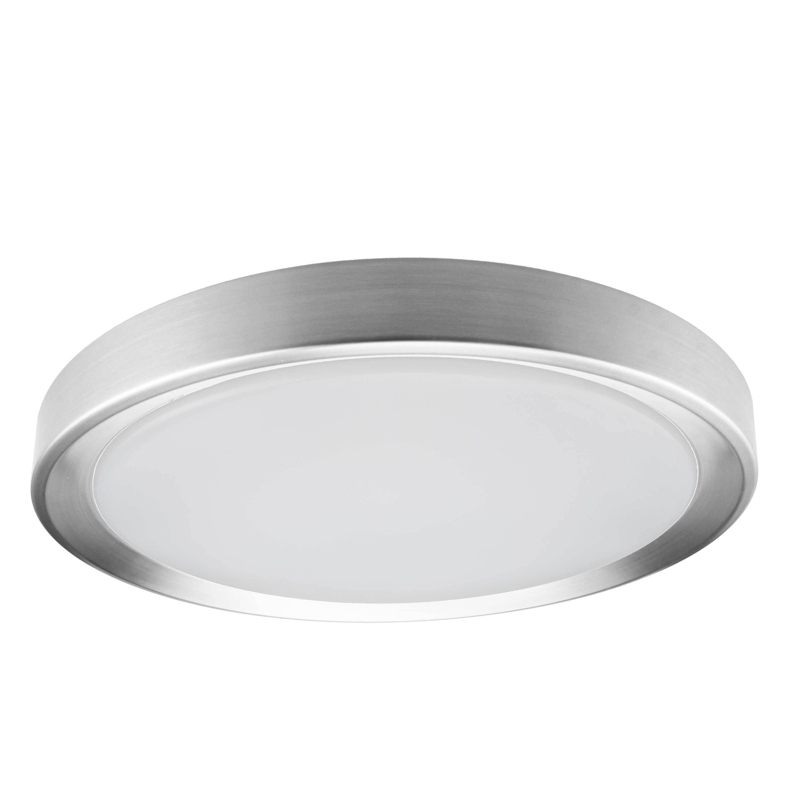 Flynn LED 11.75 inch Satin Chrome Flush Mount Ceiling Light