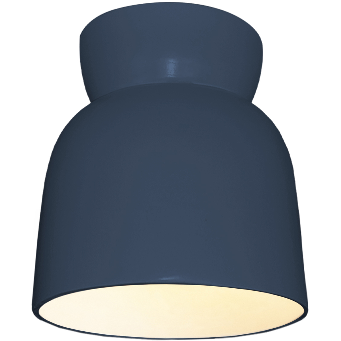 Radiance Collection - Hourglass 1 Light 7.5 inch Midnight Sky Flush-Mount Ceiling Light in Dedicated LED, Form+Finish+Function