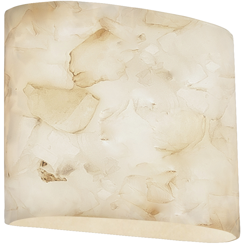 Alabaster Rocks Wall Sconce Wall Light in Incandescent