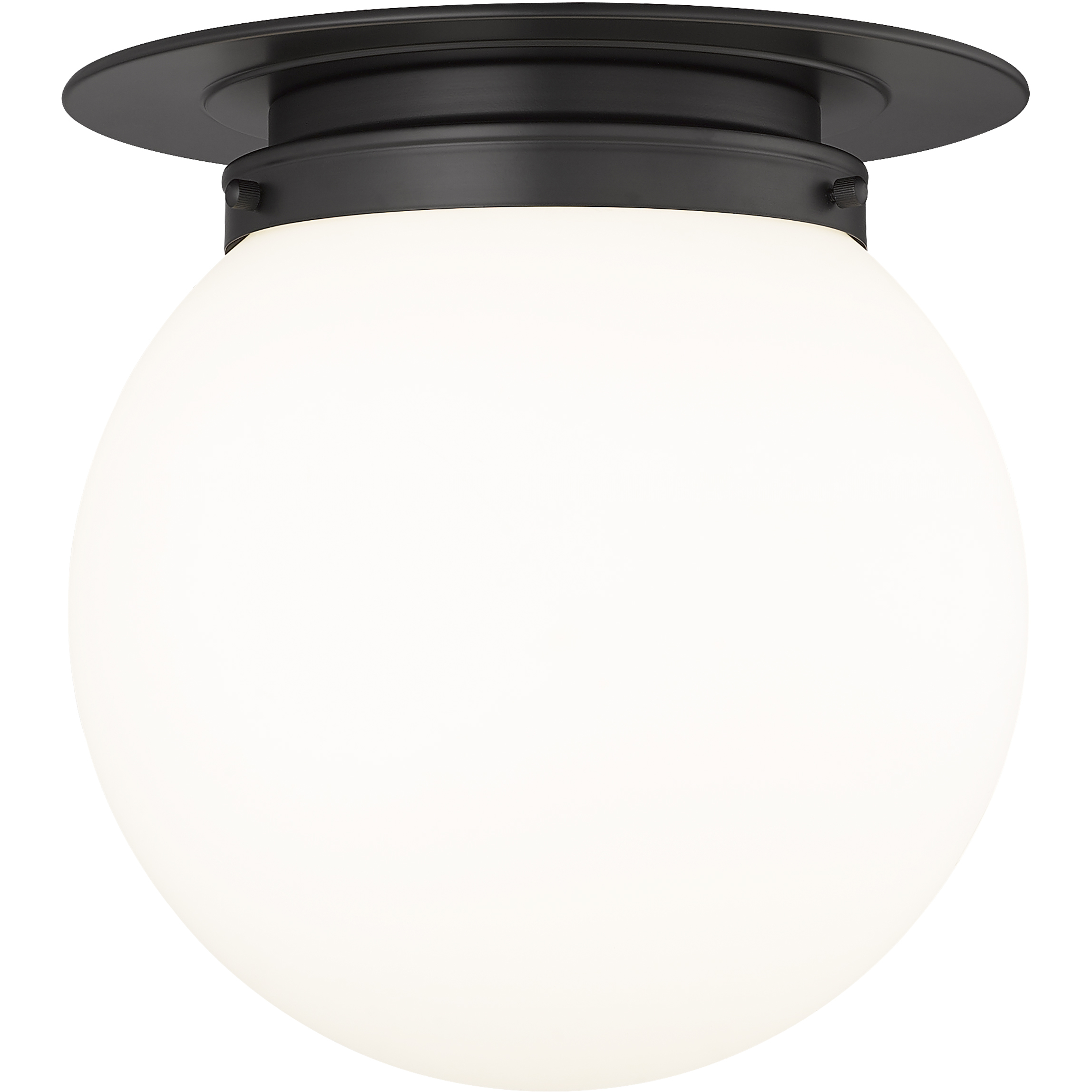 Calhoun 1 Light 13 inch Matte Black Flush Mount Ceiling Light