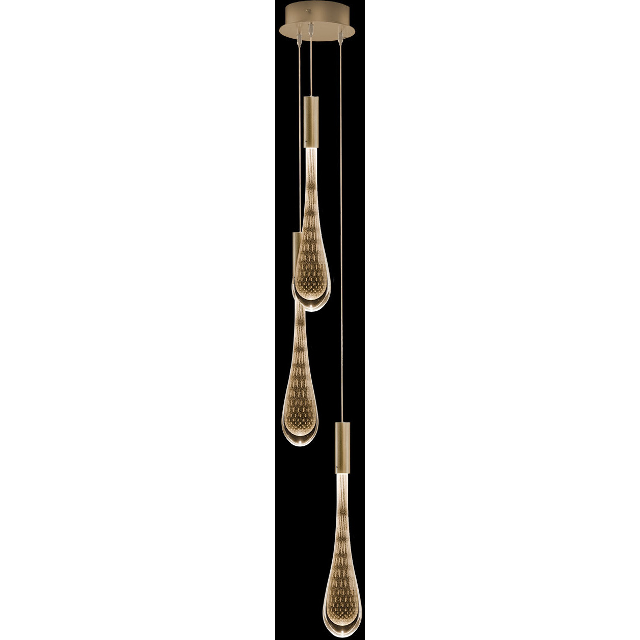 Rain 7 inch Ombre Bronze Pendant Ceiling Light