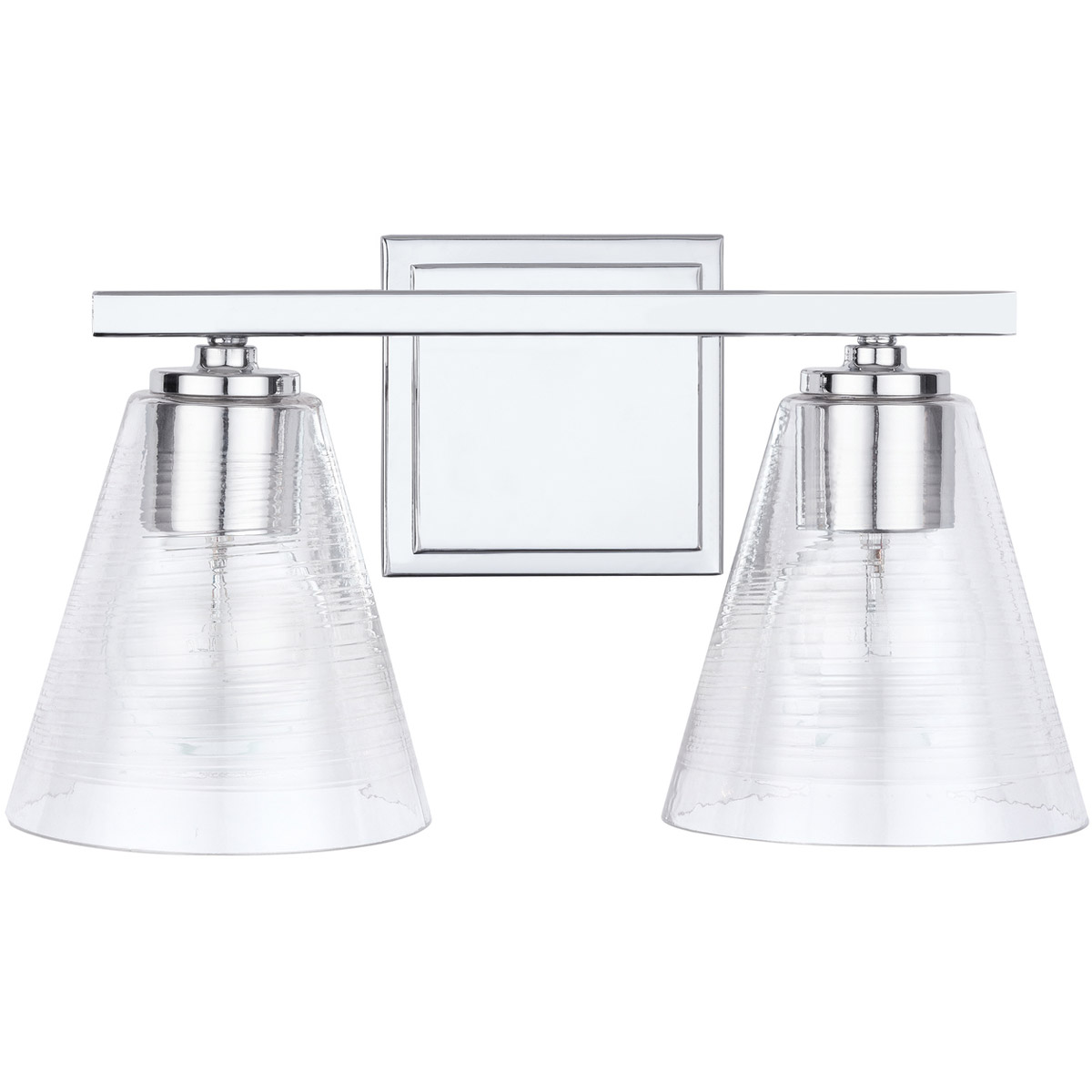Layla 2 Light 15 inch Chrome Vanity Light Wall Light