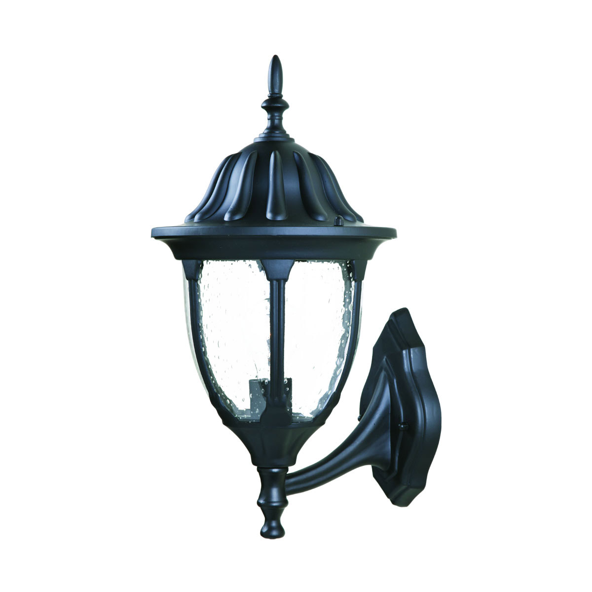 Suffolk 1 Light 18 inch Matte Black Exterior Wall Mount