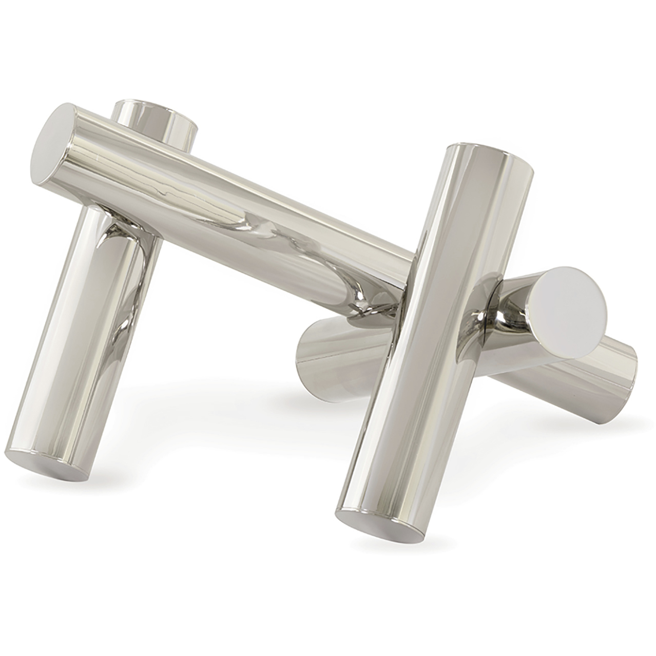 Dion 18.25 X 10.25 inch Sculpture in Polished Nickel