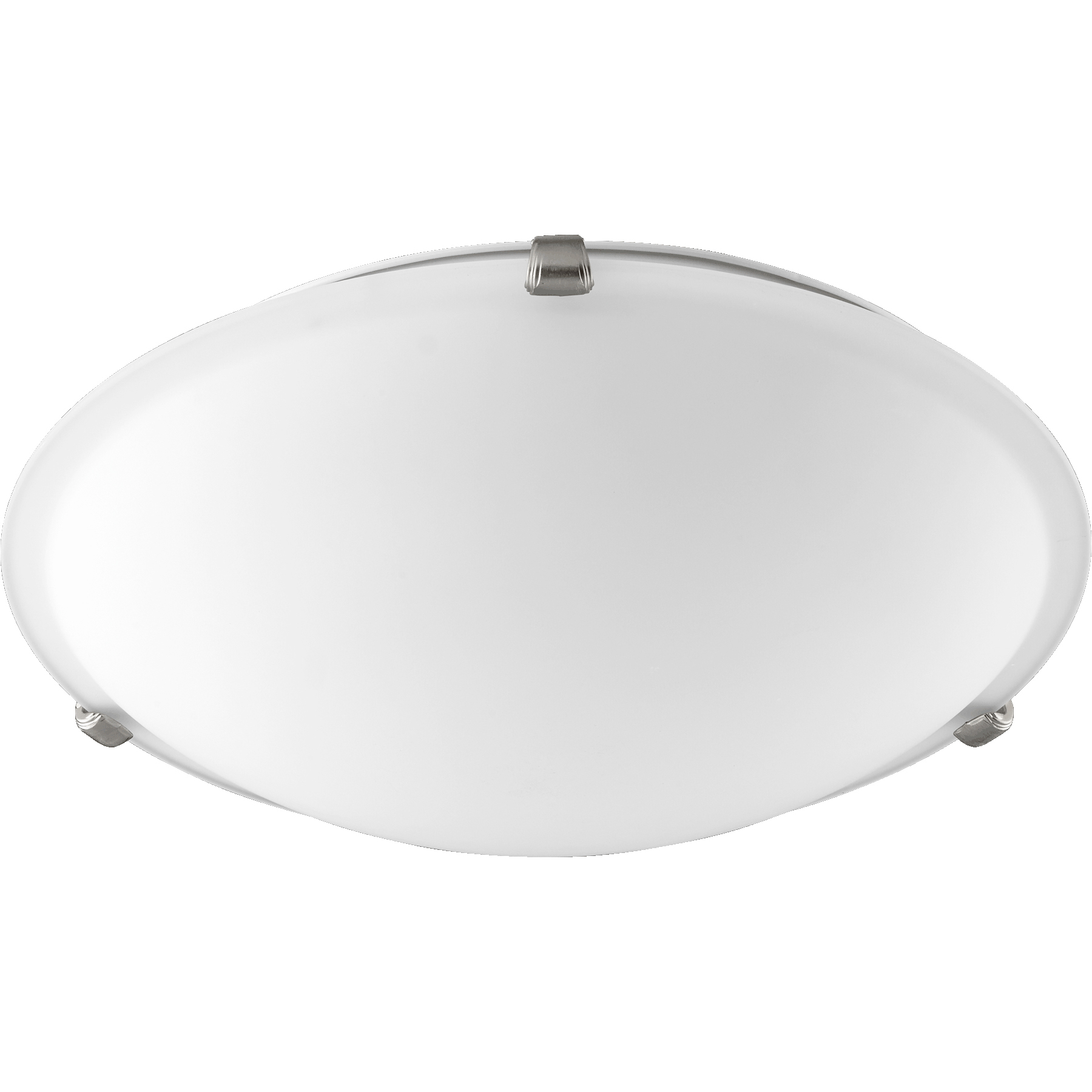 Fort Worth 3 Light 16 inch Satin Nickel Semi-Flush Mount Ceiling Light