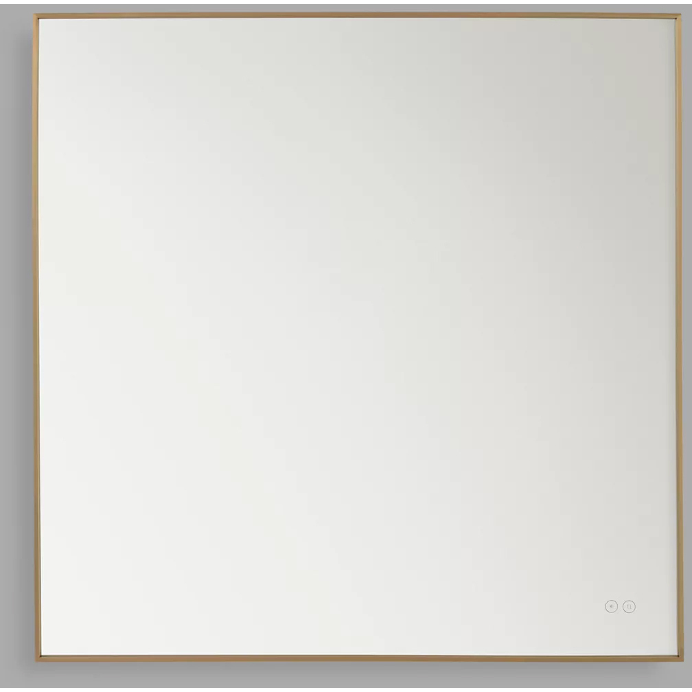 Cadre 36 X 36 inch Satin Brass Backlit Wall Mirror