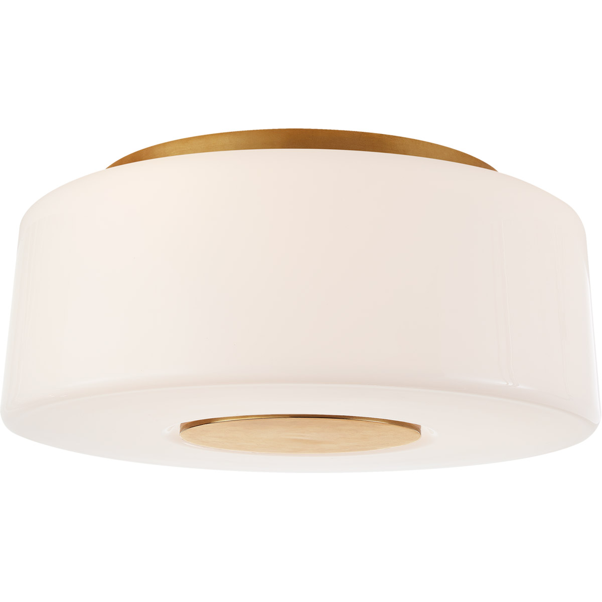 Barbara Barry Acme 3 Light 16.25 inch Soft Brass Flush Mount Ceiling Light, Large