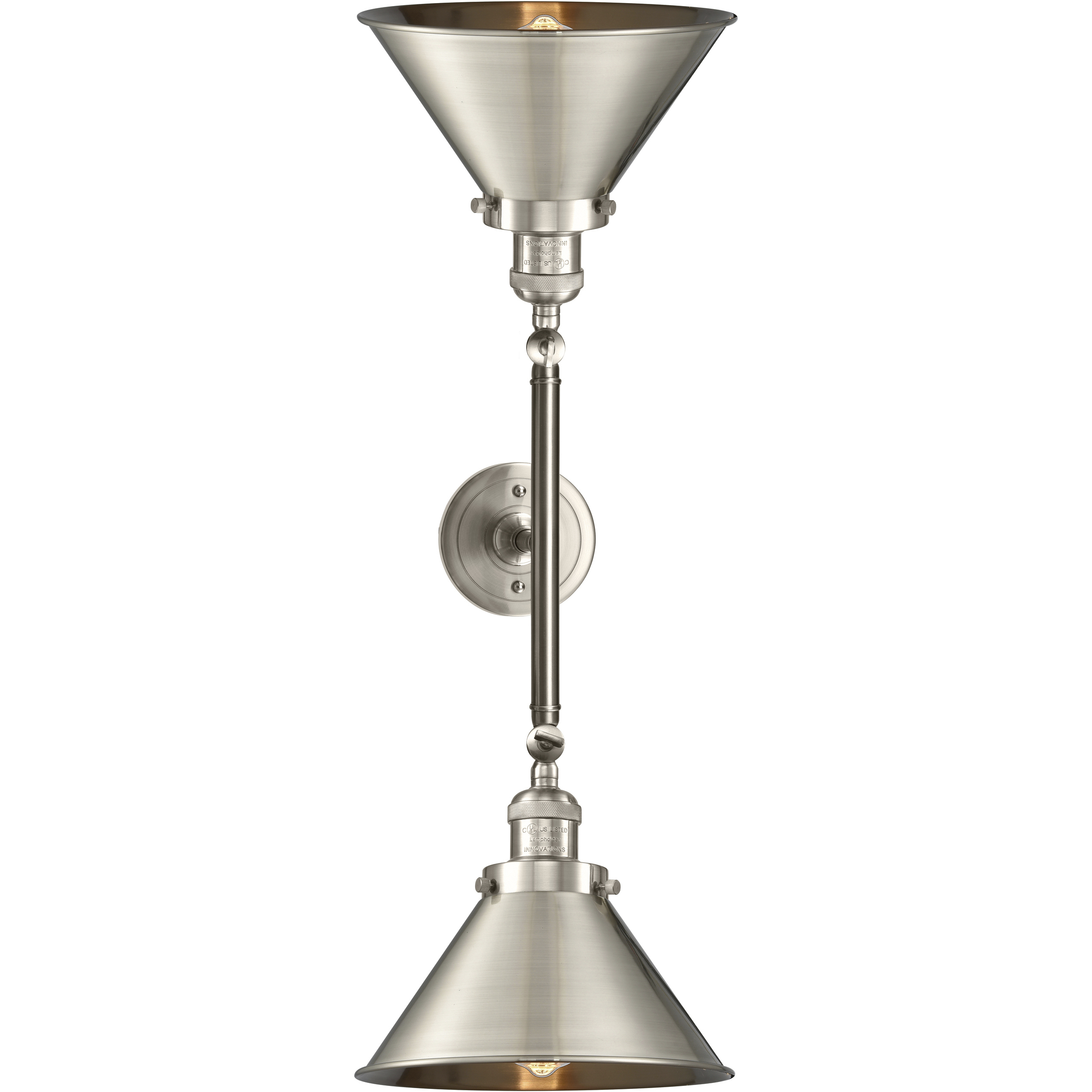 Franklin Restoration Briarcliff LED 19 inch Brushed Satin Nickel Bath Vanity Light Wall Light, Franklin Restoration