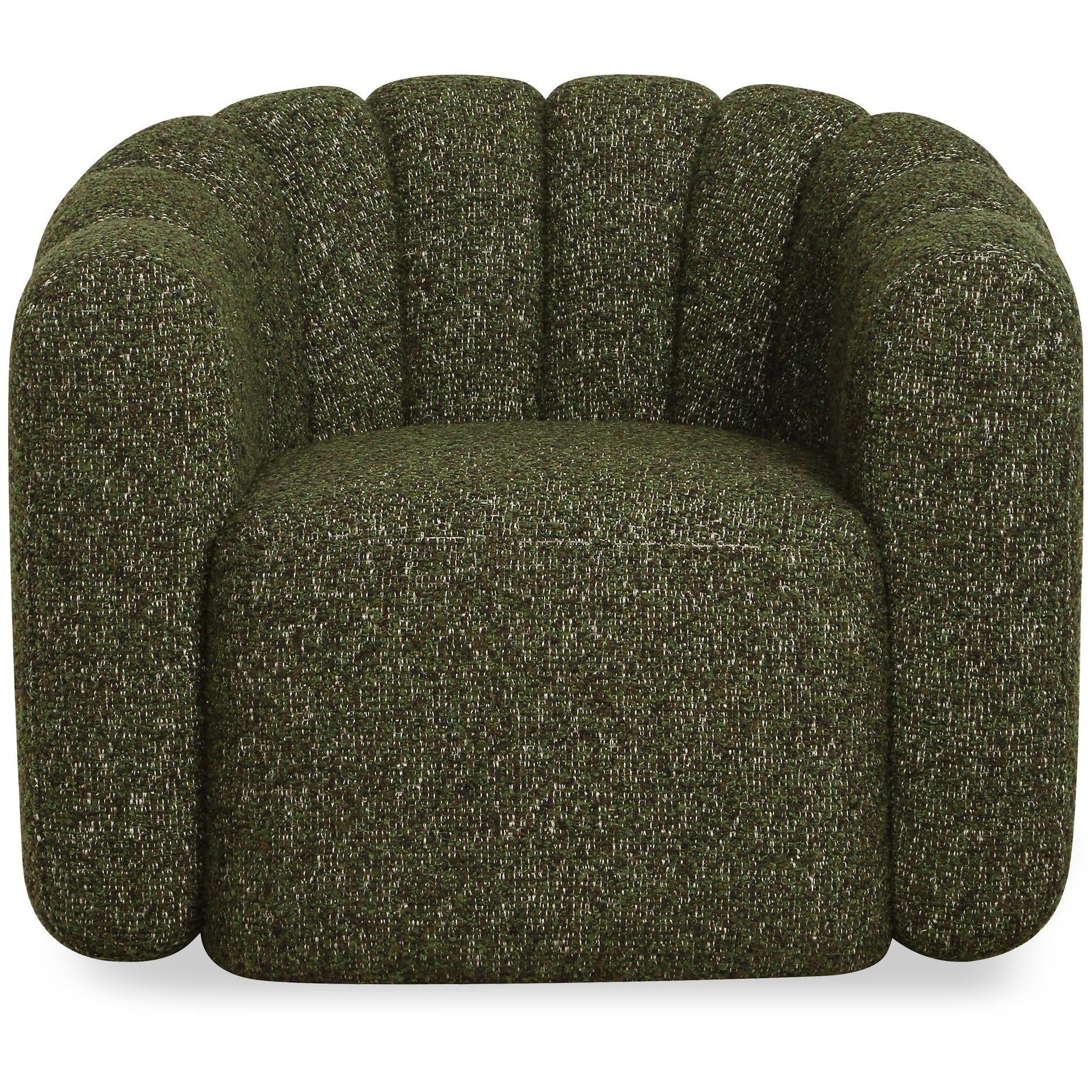 Lenoir Natural Moss with Accents of Cream Swivel Chair