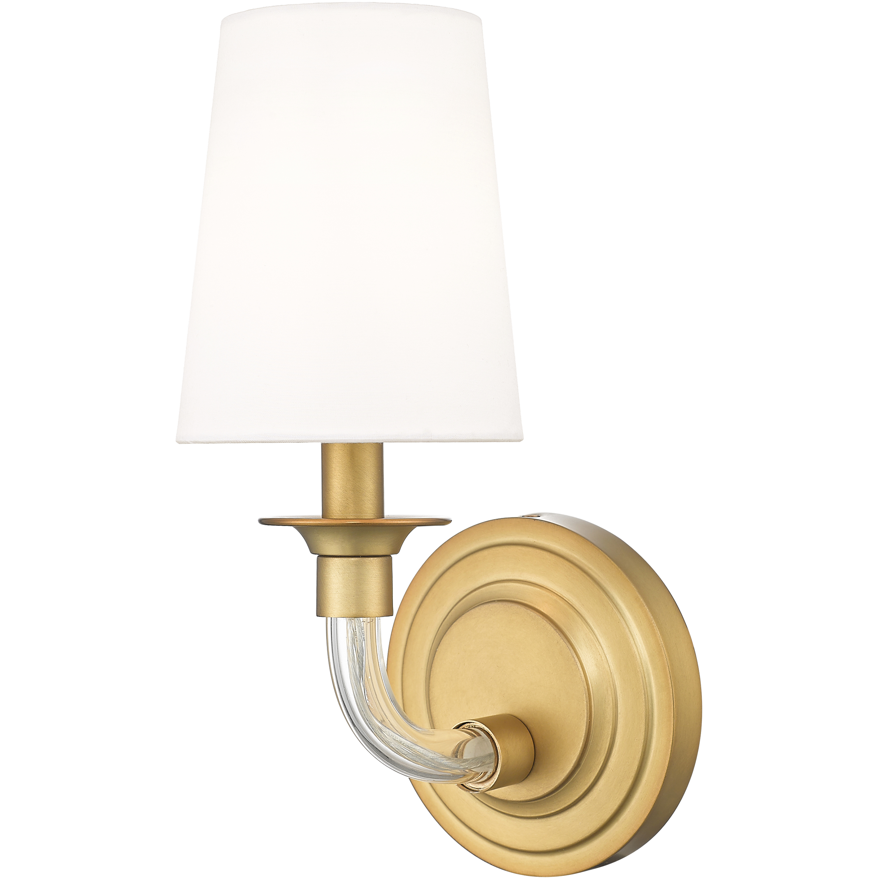 Katerina Wall Sconce Wall Light in Rubbed Brass