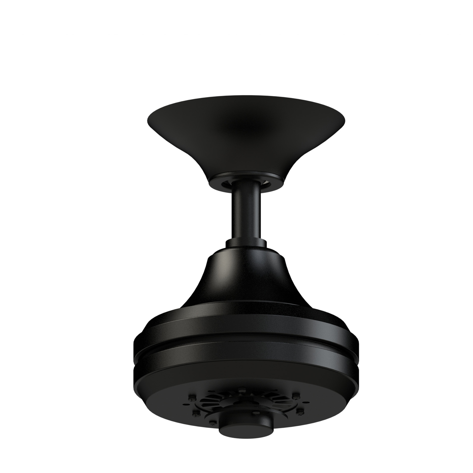Spitfire Black Fan Motor, (Motor Only - Blades sold separately)