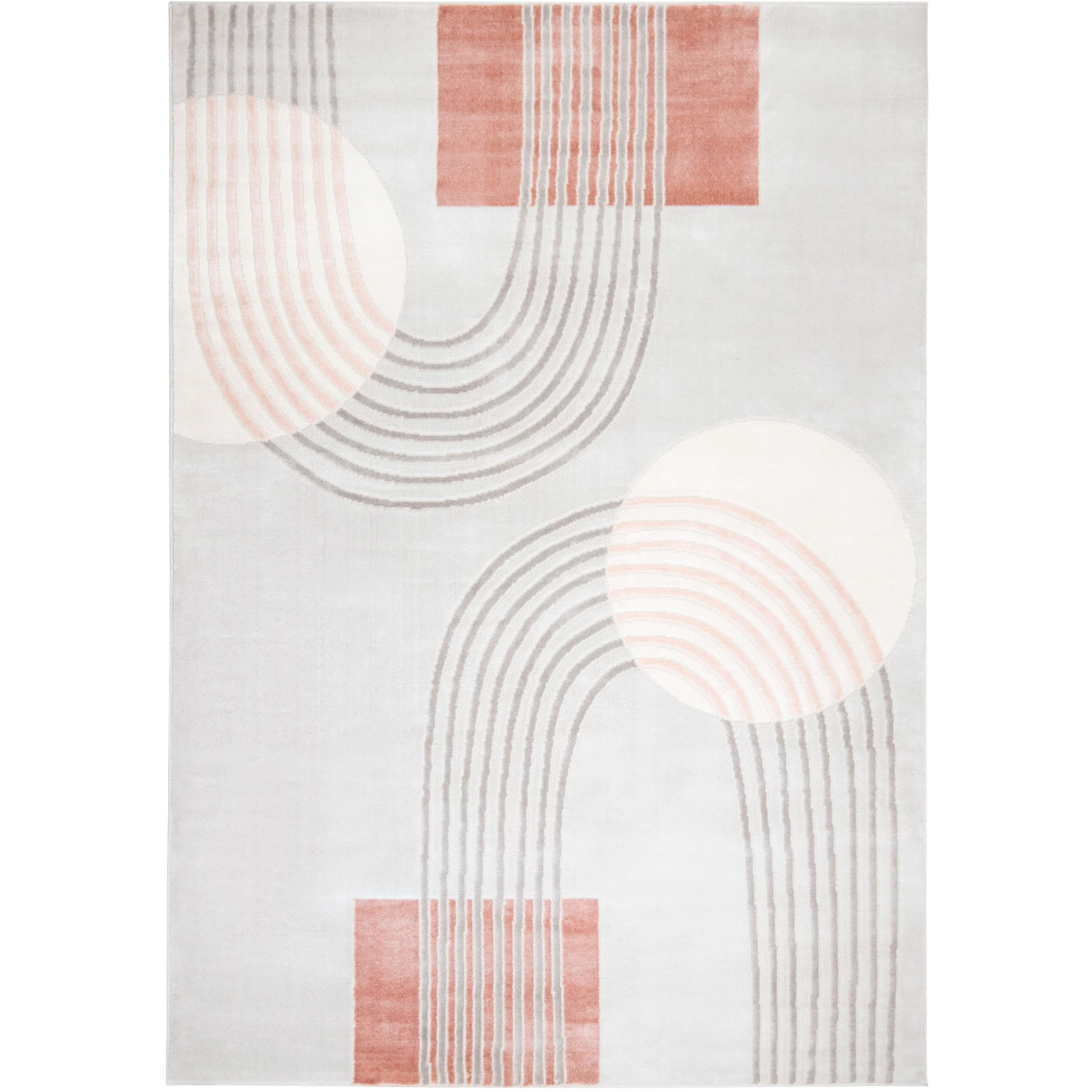 Betsi 90 X 63 inch Pink Rug in 5 x 7