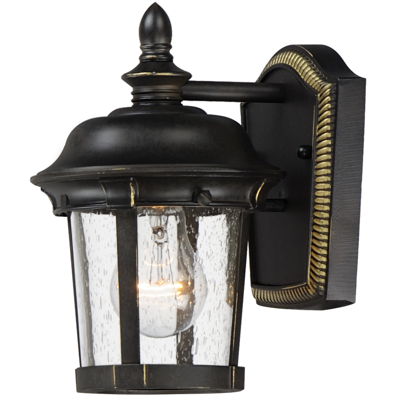 Dover VX 1 Light 9.5 inch Bronze Outdoor Wall Mount