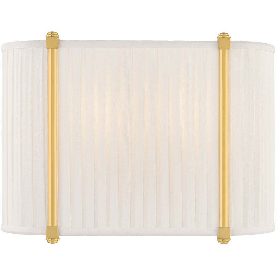 Cornell 2 Light 12 inch Aged Brass ADA Wall Sconce Wall Light