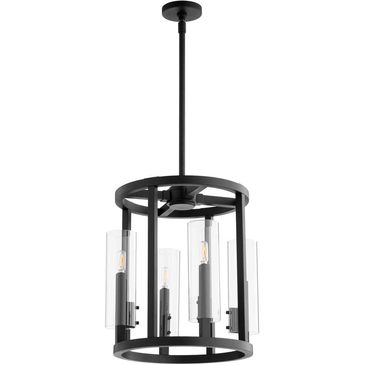 Harbin 4 Light 18.5 inch Noir Entry Ceiling Light