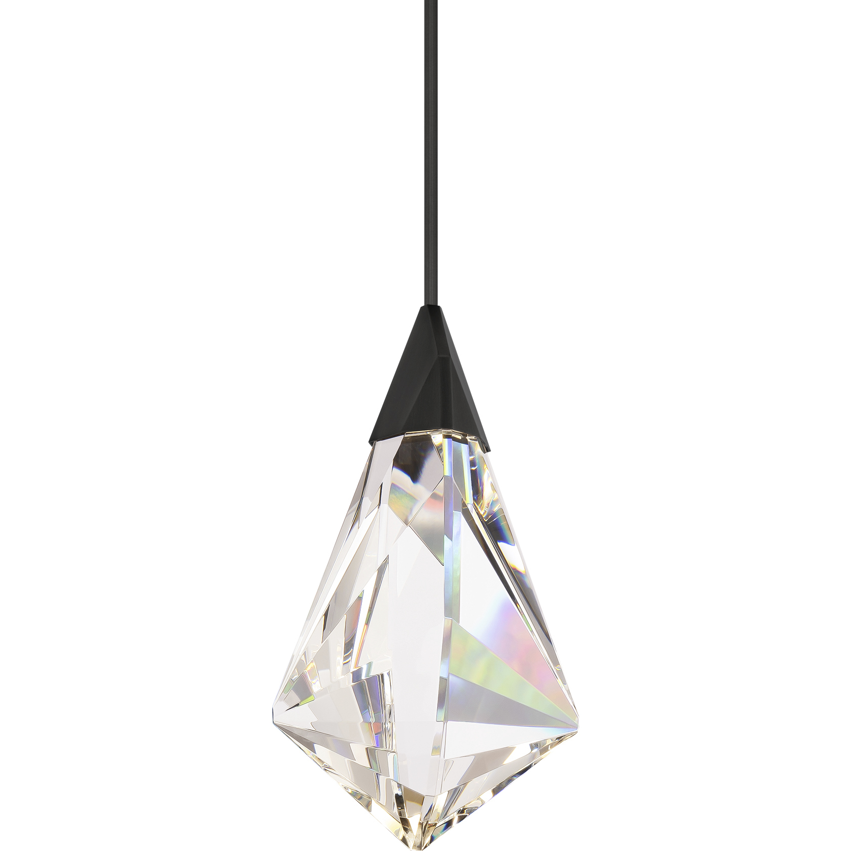 Beyond Fazzoletto LED 4.4 inch Black Pendant Ceiling Light, Beyond