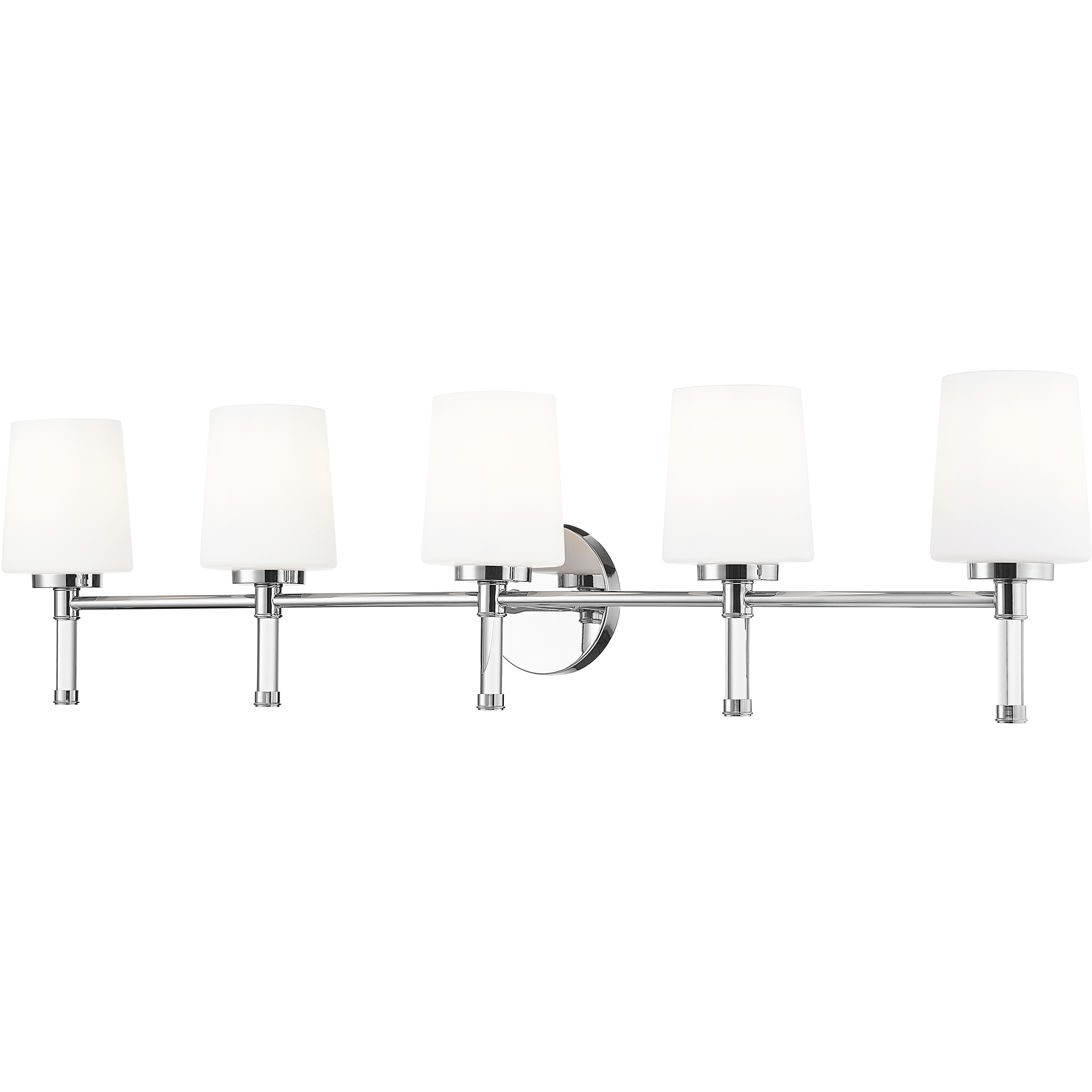 Henri 5 Light 42 inch Chrome Bathroom Vanity Wall Light