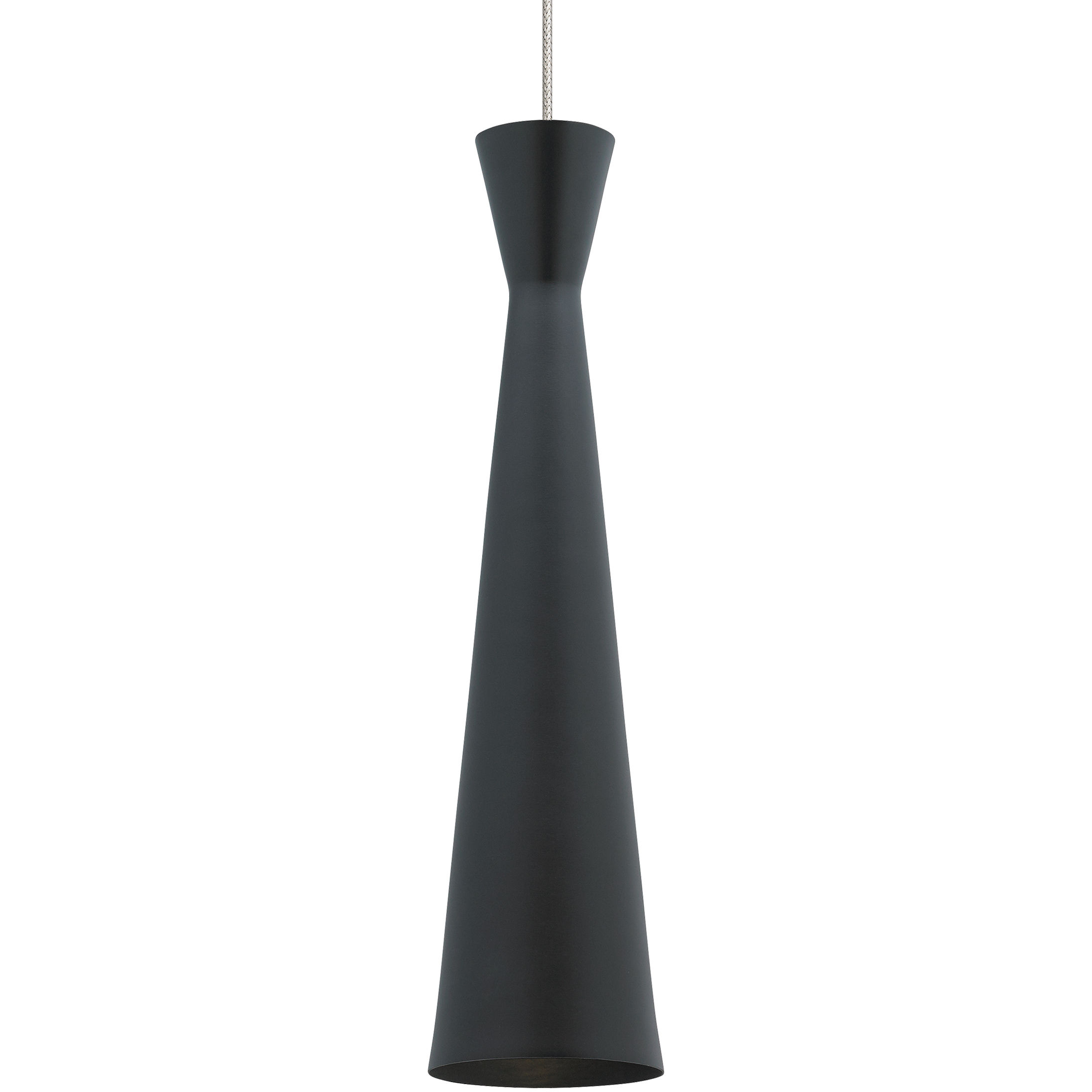 Sean Lavin Windsor 1 Light 12 Satin Nickel Low-Voltage Pendant Ceiling Light in Black, FreeJack, LED 90 CRI 3000K