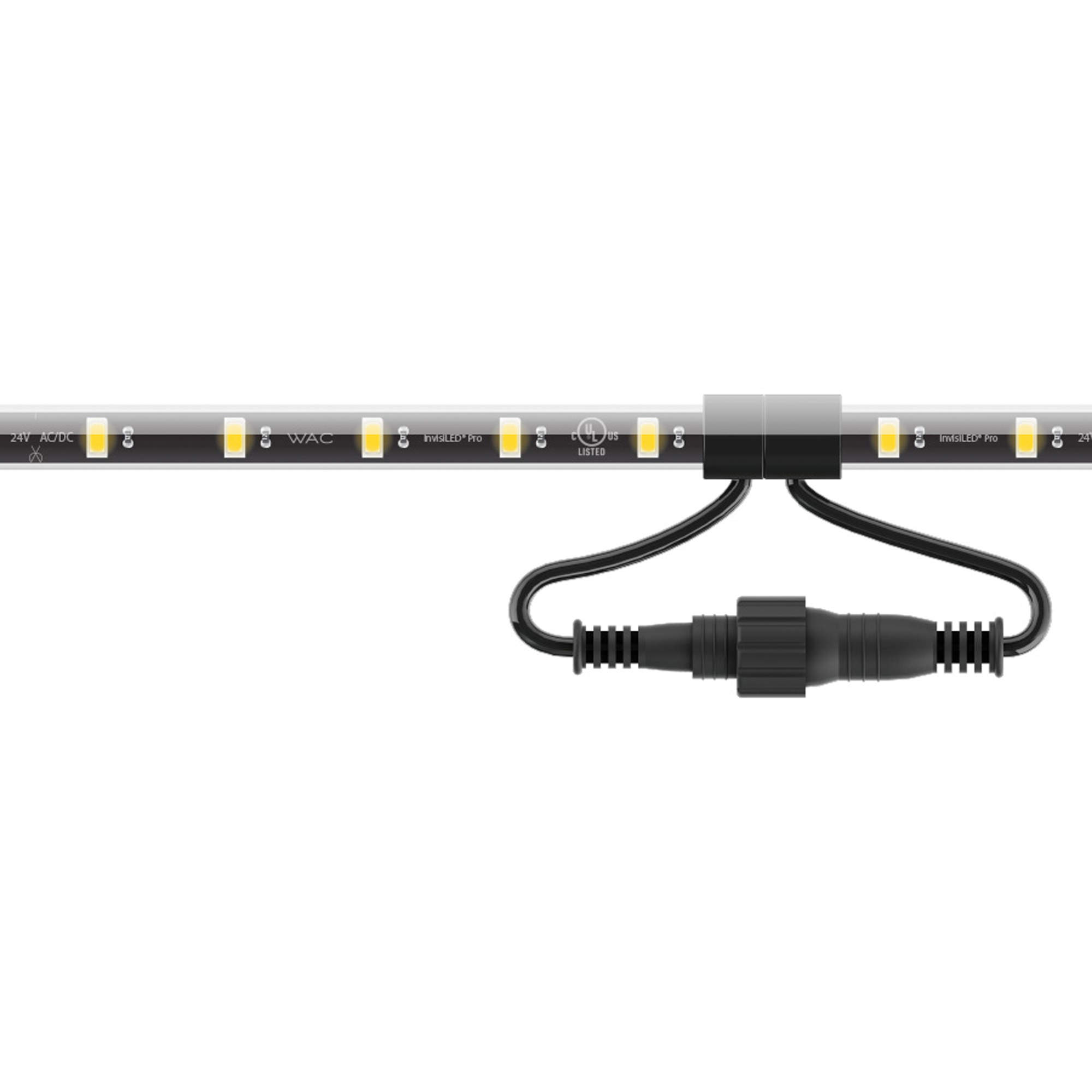 InvisiLED PRO Outdoor Submersible 24 LED 60 inch White Outdoor LED 24V Strip Light in 3500K White LED, 5ft Strip, WAC Lighting