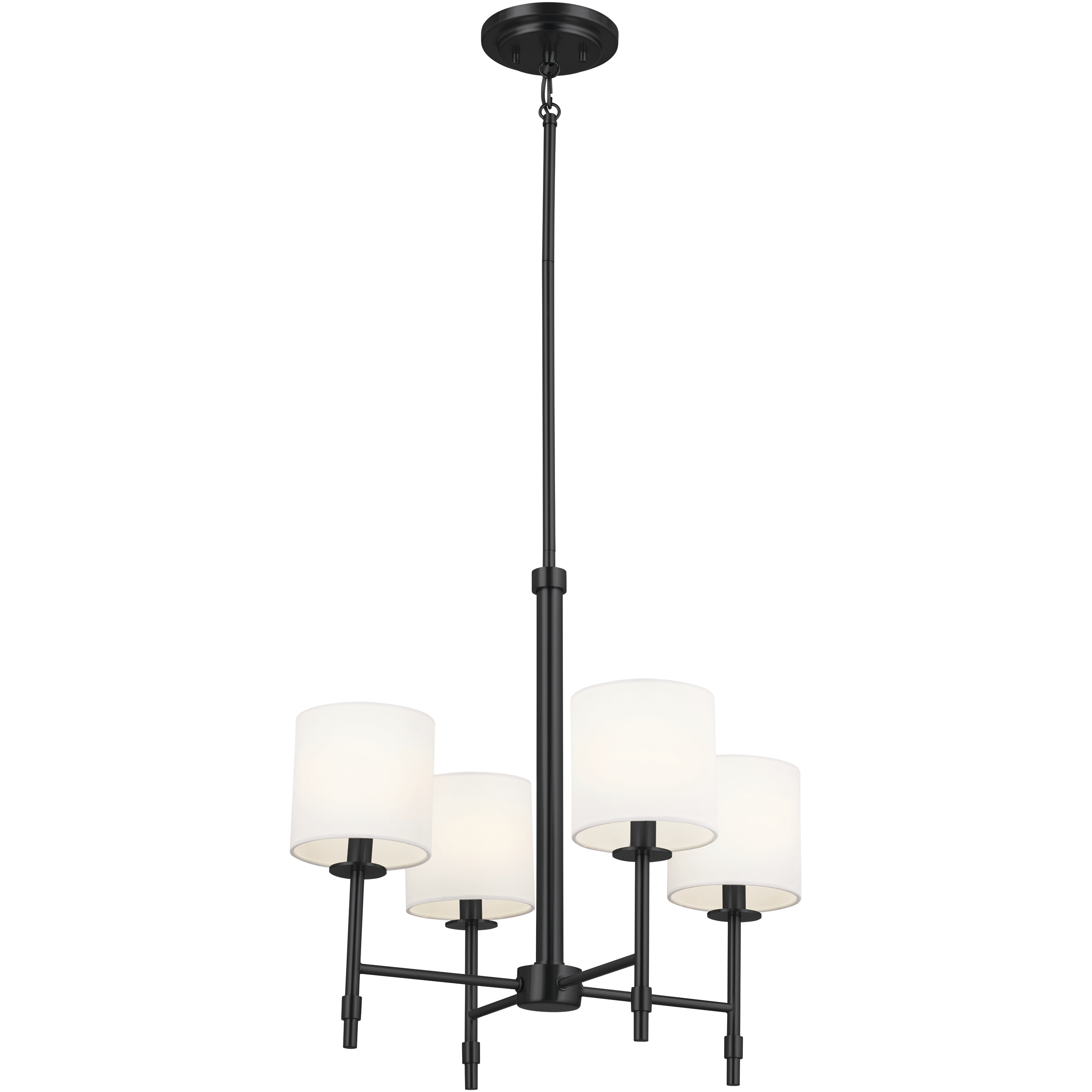Ali 4 Light 20 inch Black Chandelier Ceiling Light