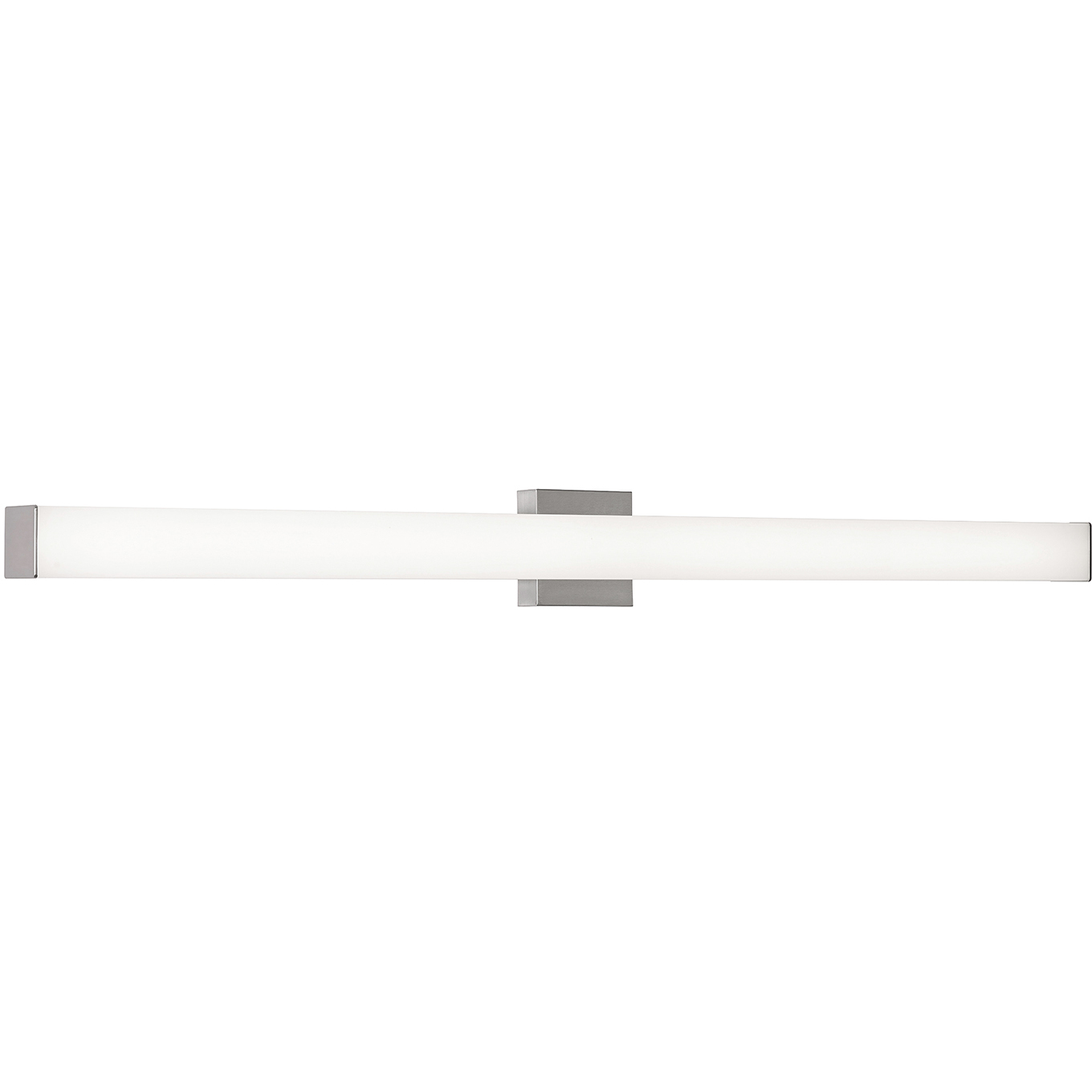 Tad LED 48.5 inch Satin Nickel Vanity Wall Light in 48 in