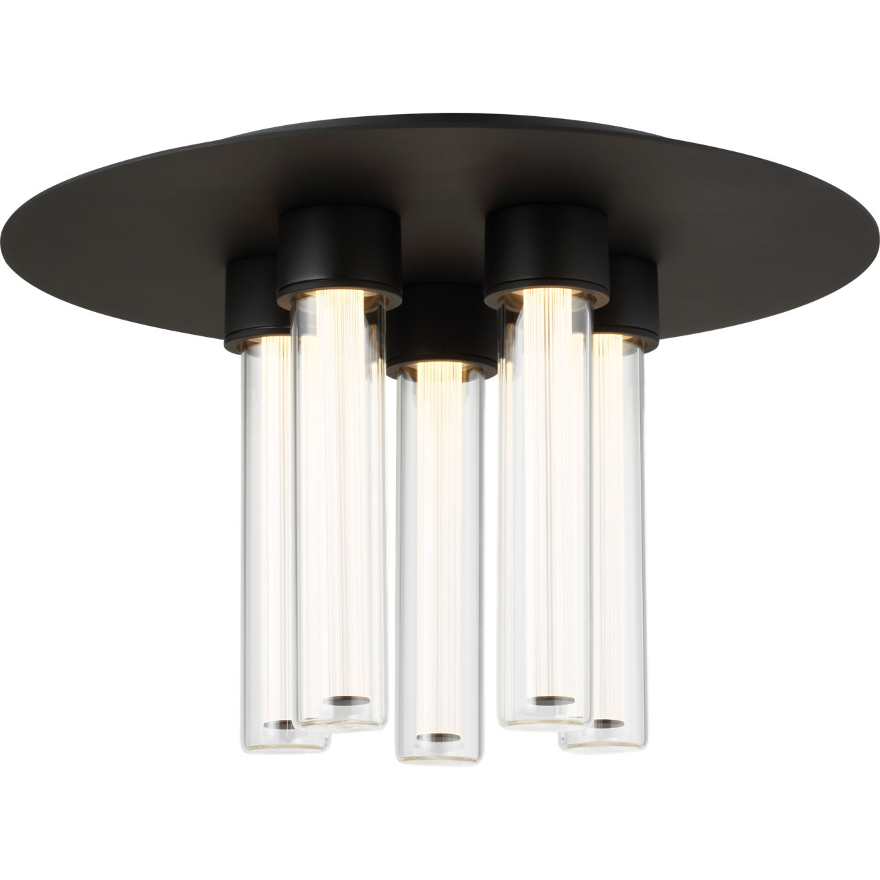 Sean Lavin Kola LED 13 inch Nightshade Black Flush Mount Ceiling Light in LED 90 CRI 2700K 120V, Integrated LED