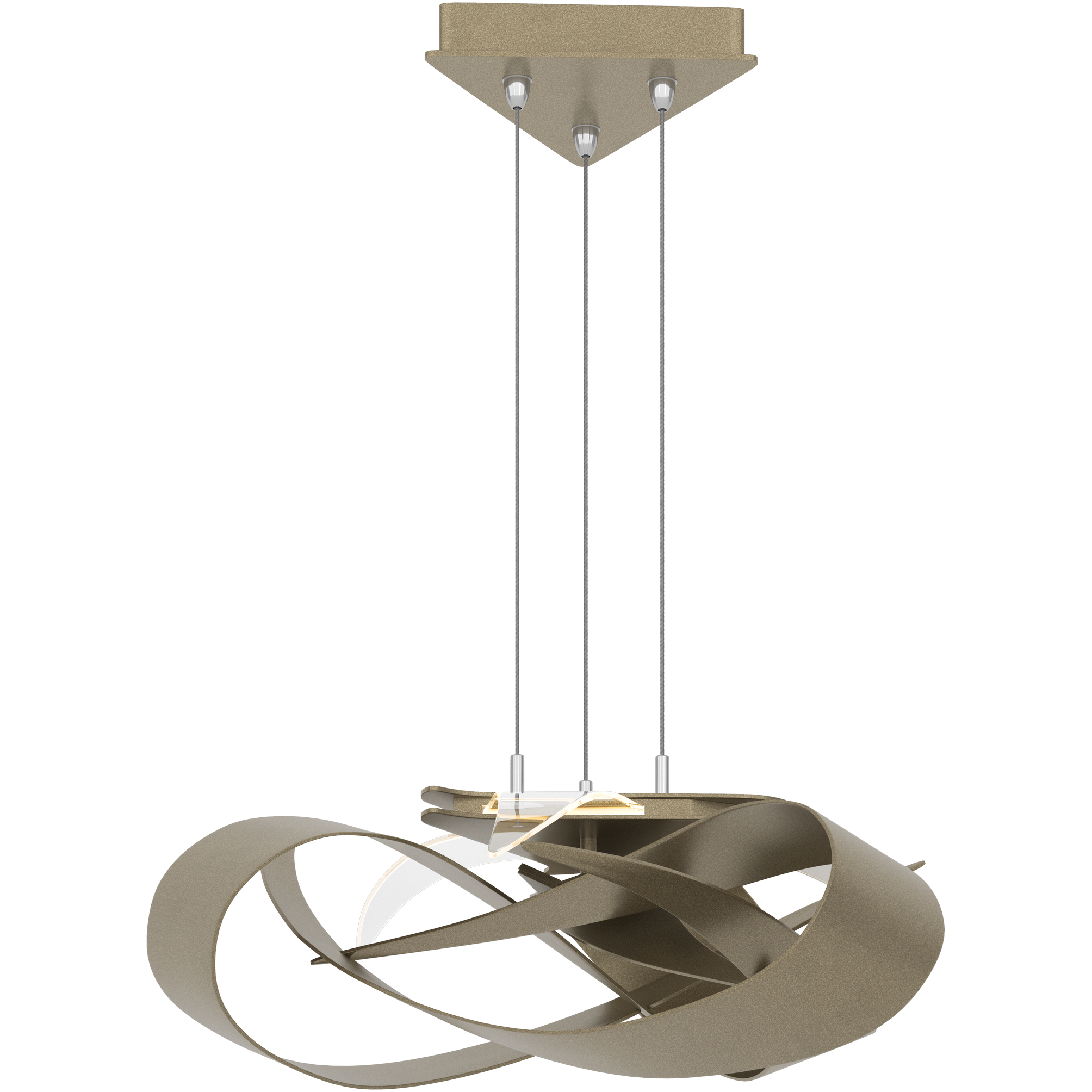 Flux LED 26.5 inch Soft Gold Pendant Ceiling Light