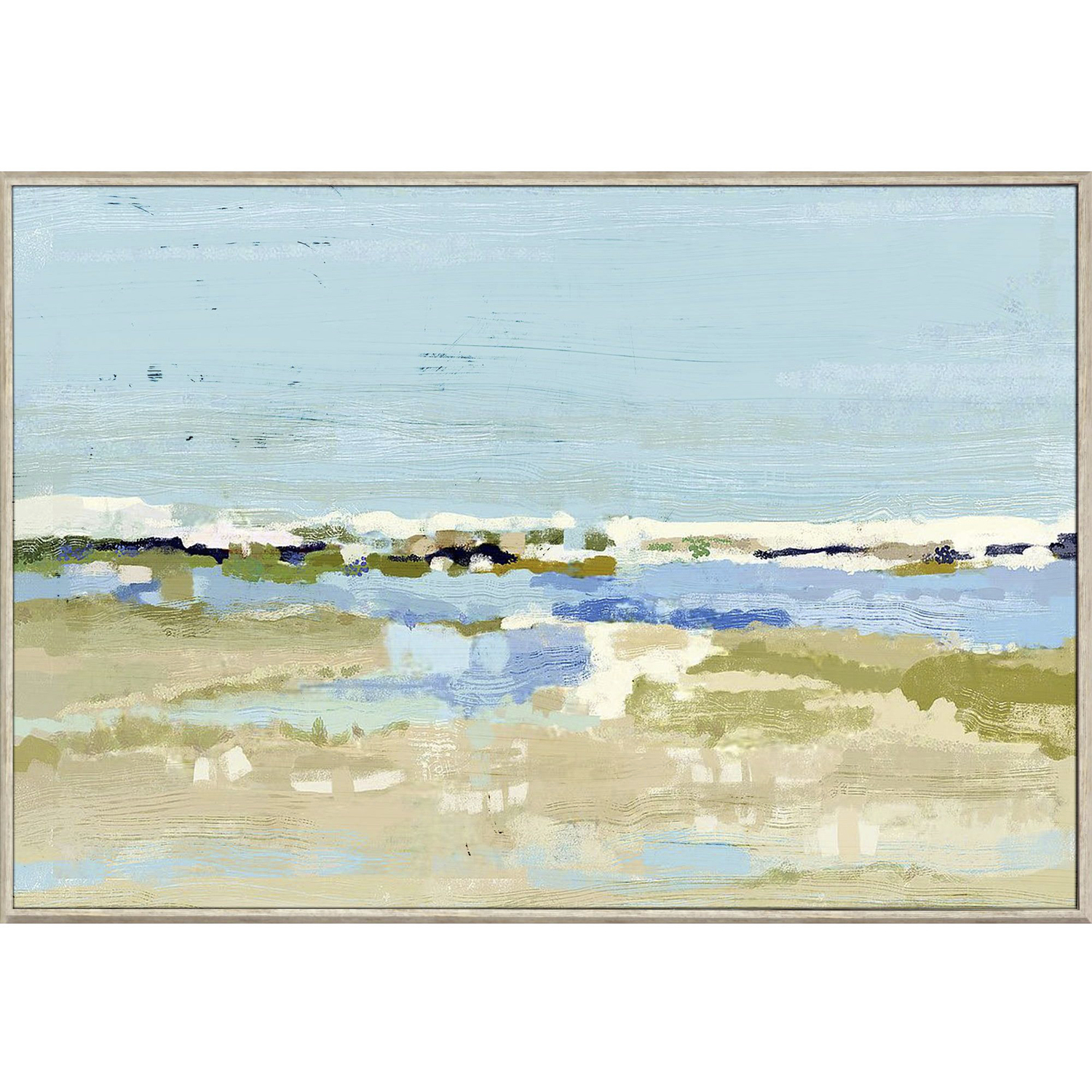 Serenity at Sea 31 X 21 inch Non-Glass Framed Art, Propac