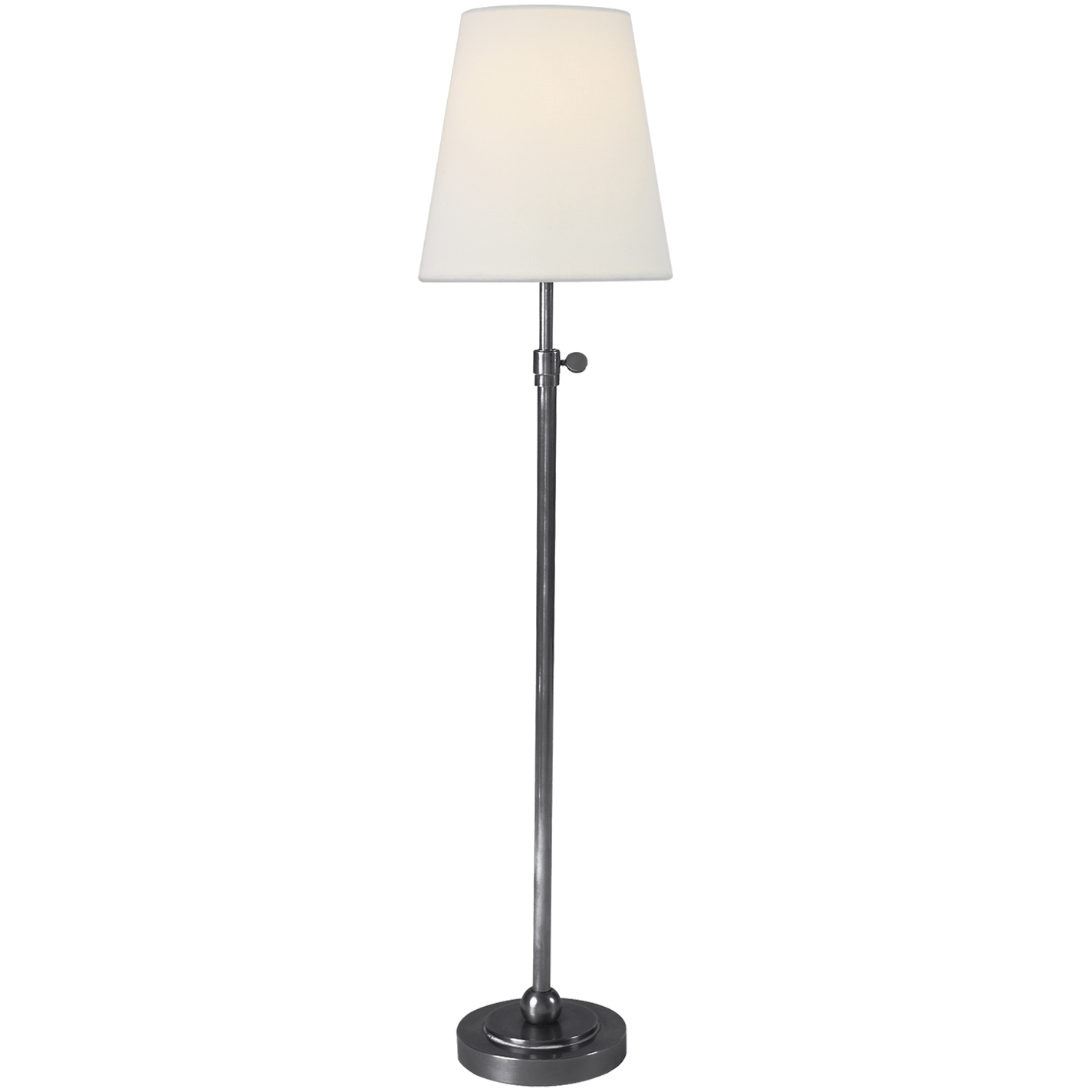 Thomas O'Brien Bryant 24.5 inch 60 watt Antique Silver Table Lamp Portable Light in Linen
