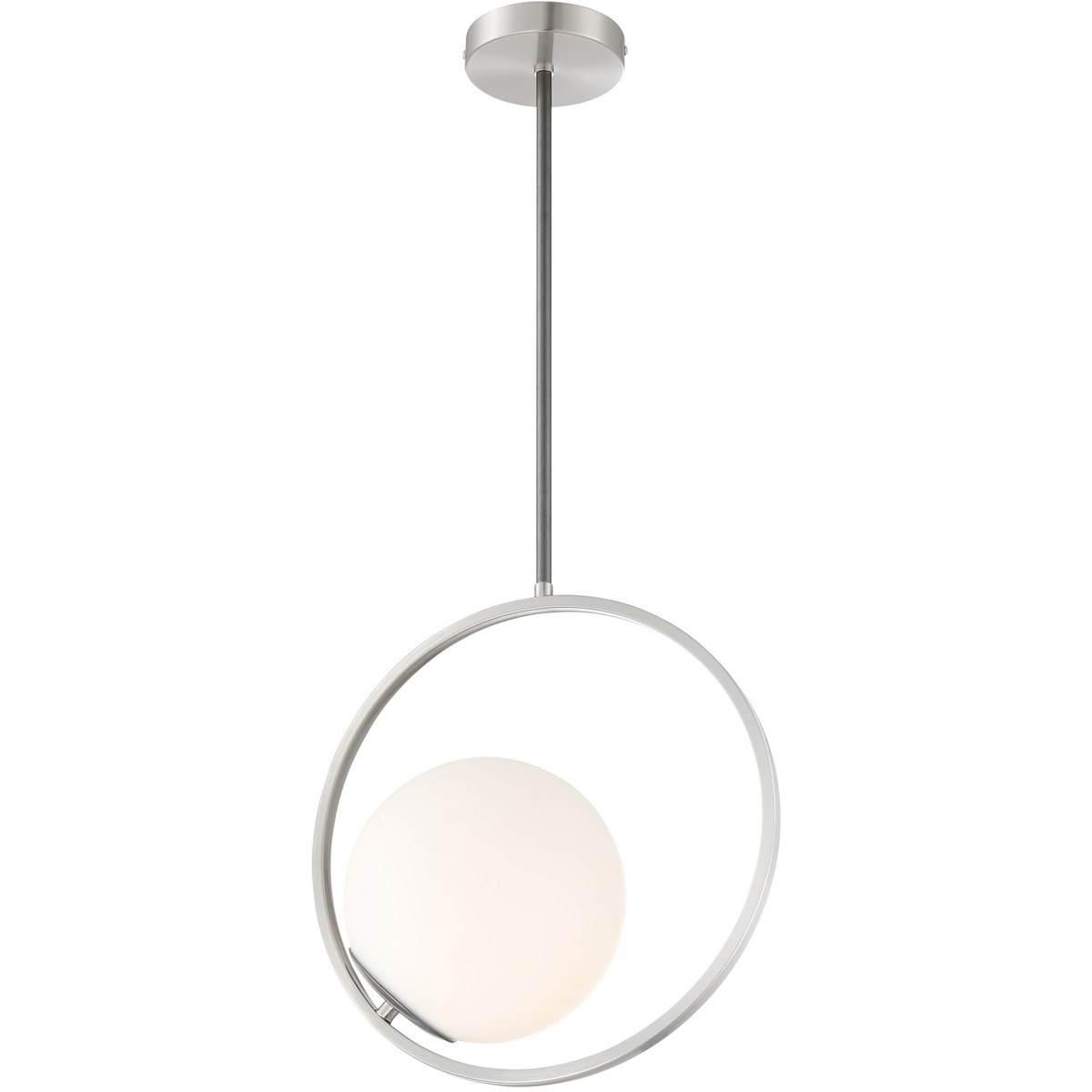 Equinox 1 Light 14 inch Black Pendant Ceiling Light