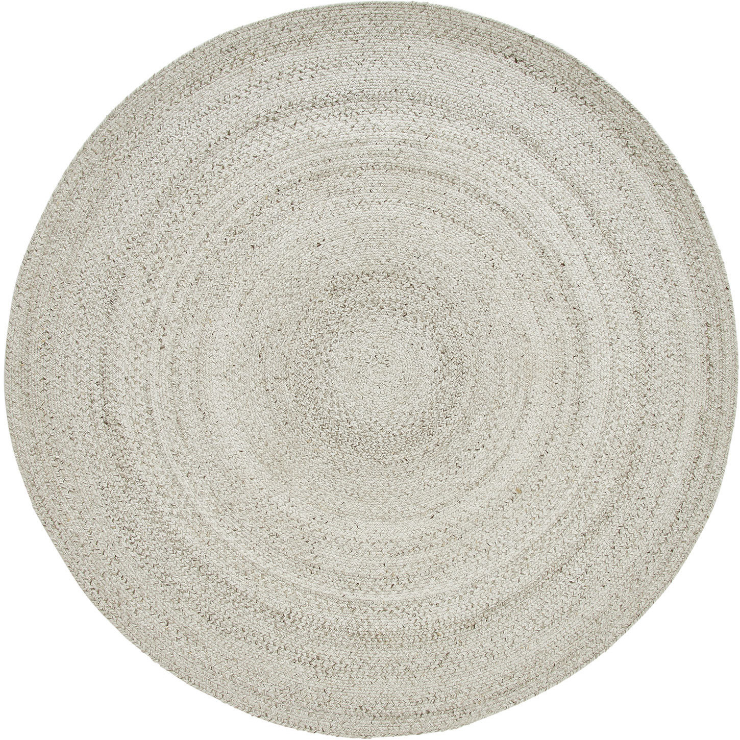 Cercola 59 X 59 inch Ivory and Sand Indoor Rug, 4'11" ft dia