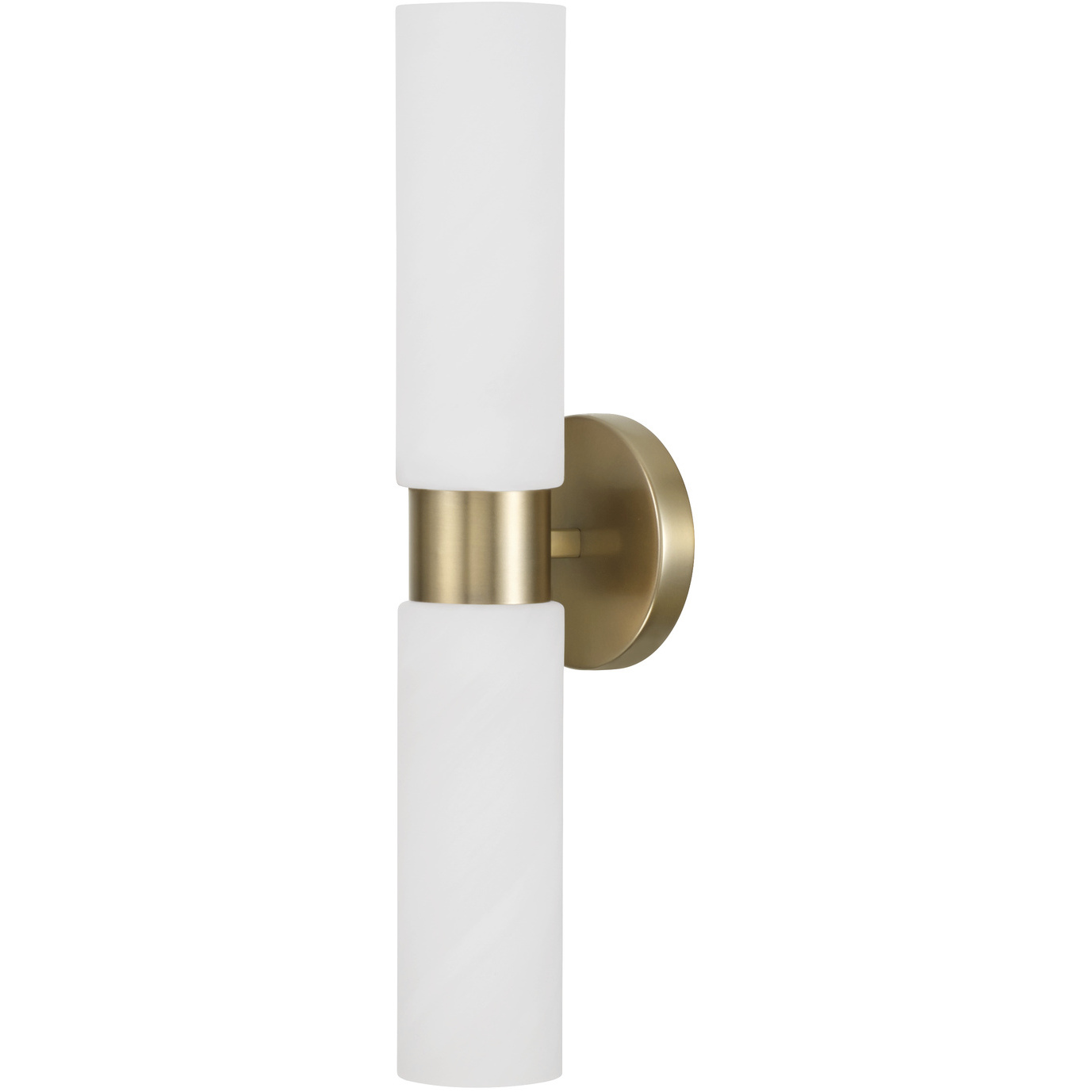 Alyssa 2 Light 5 inch Aged Brass Sconce Wall Light