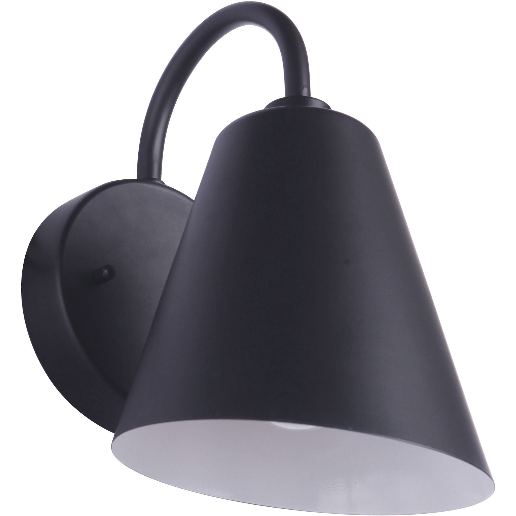 Point Clear 1 Light 6.88 inch Midnight Outdoor Lantern, Small