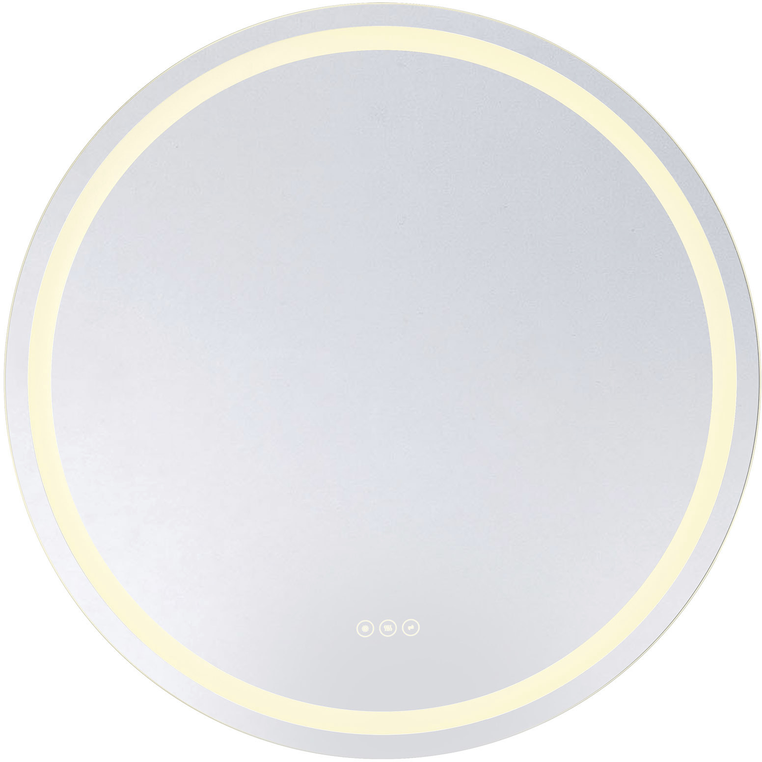 Beckett 32 X 32 inch Frost LED Mirror, Frontlit and Backlit