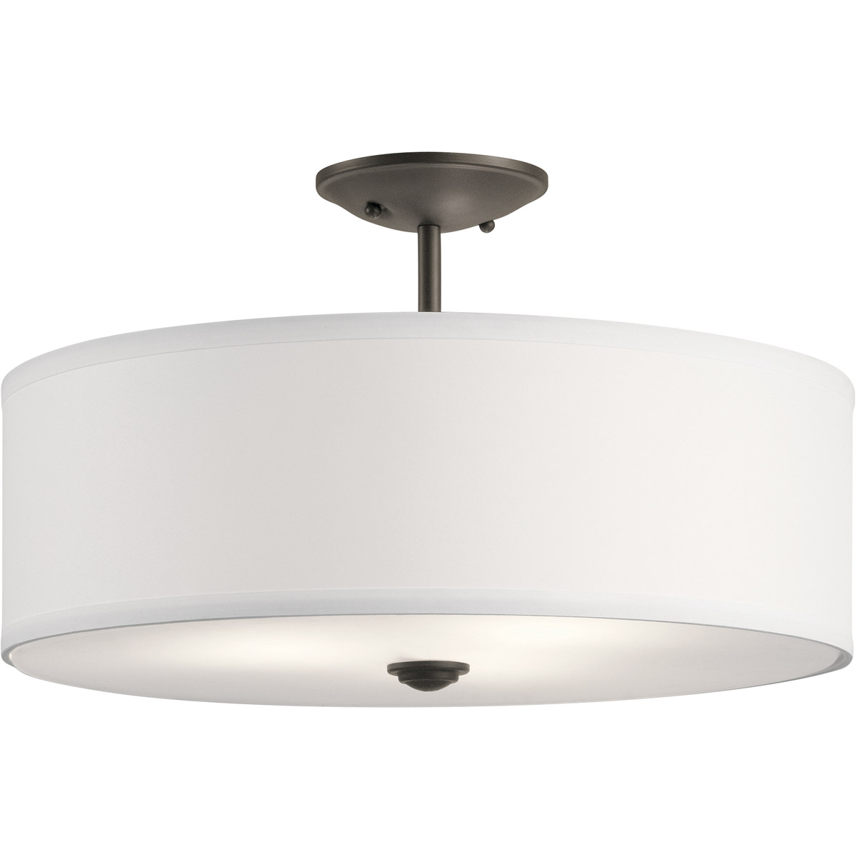 Shailene 3 Light 18 inch Olde Bronze Semi Flush Light Ceiling Light