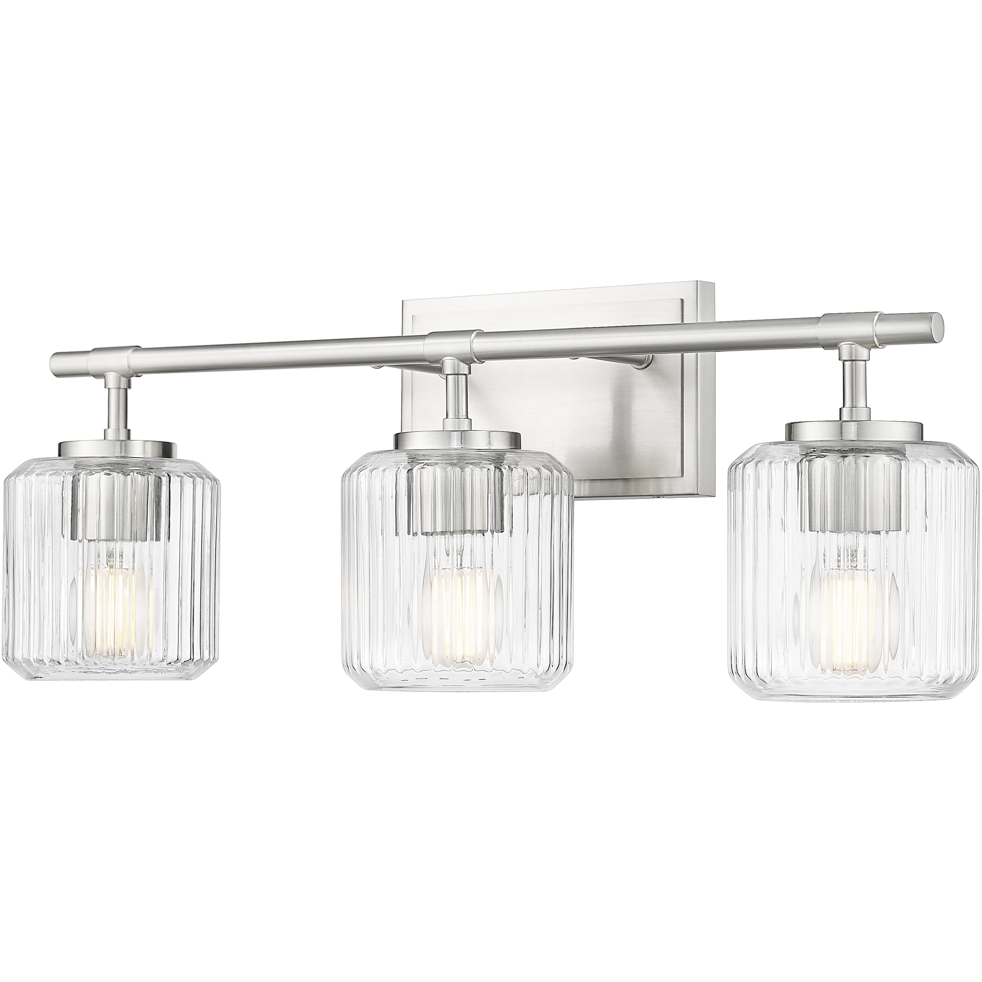 Landon 3 Light 24 inch Brushed Nickel Vanity Wall Light