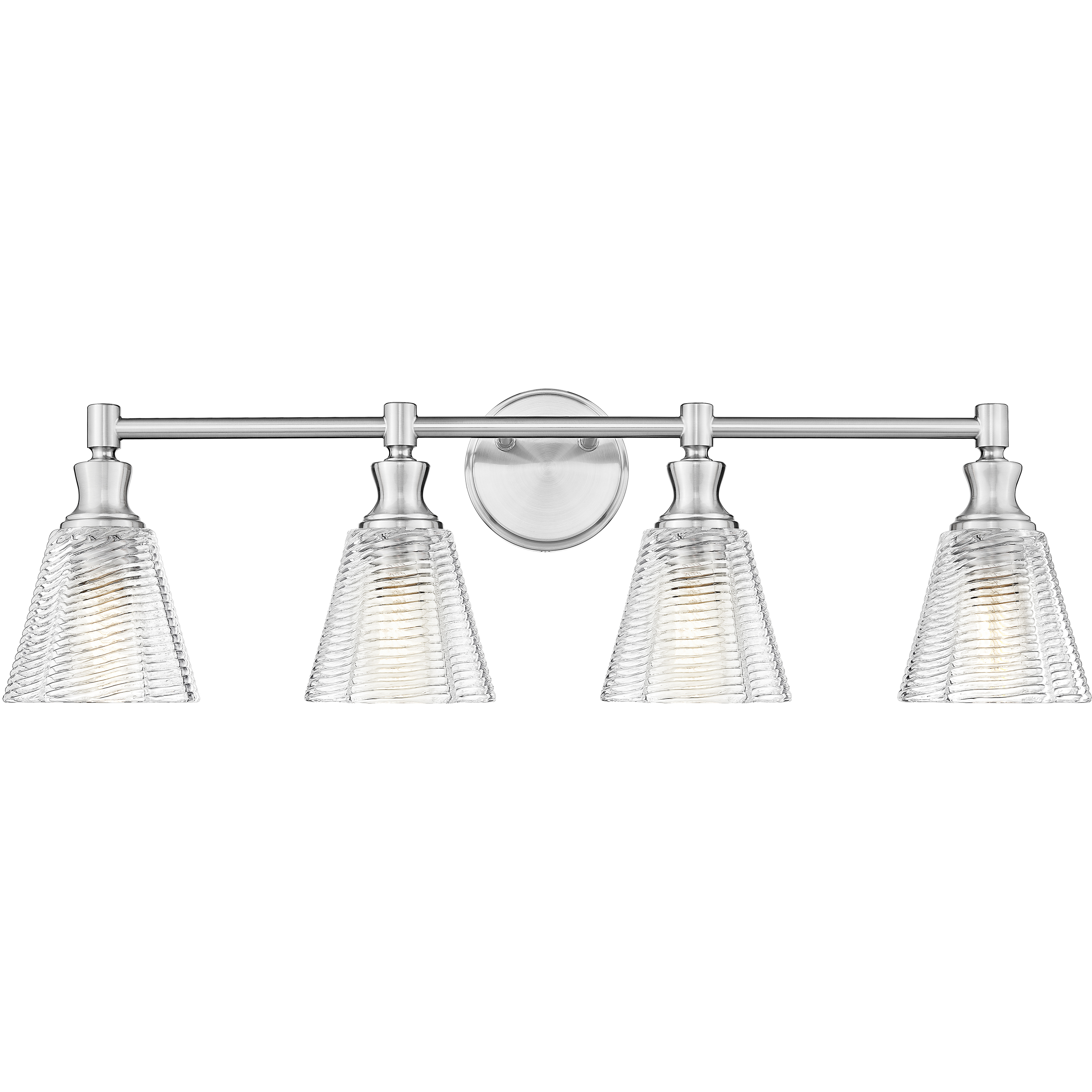 Auden 4 Light 31.75 inch Brushed Nickel Bath Vanity Wall Light