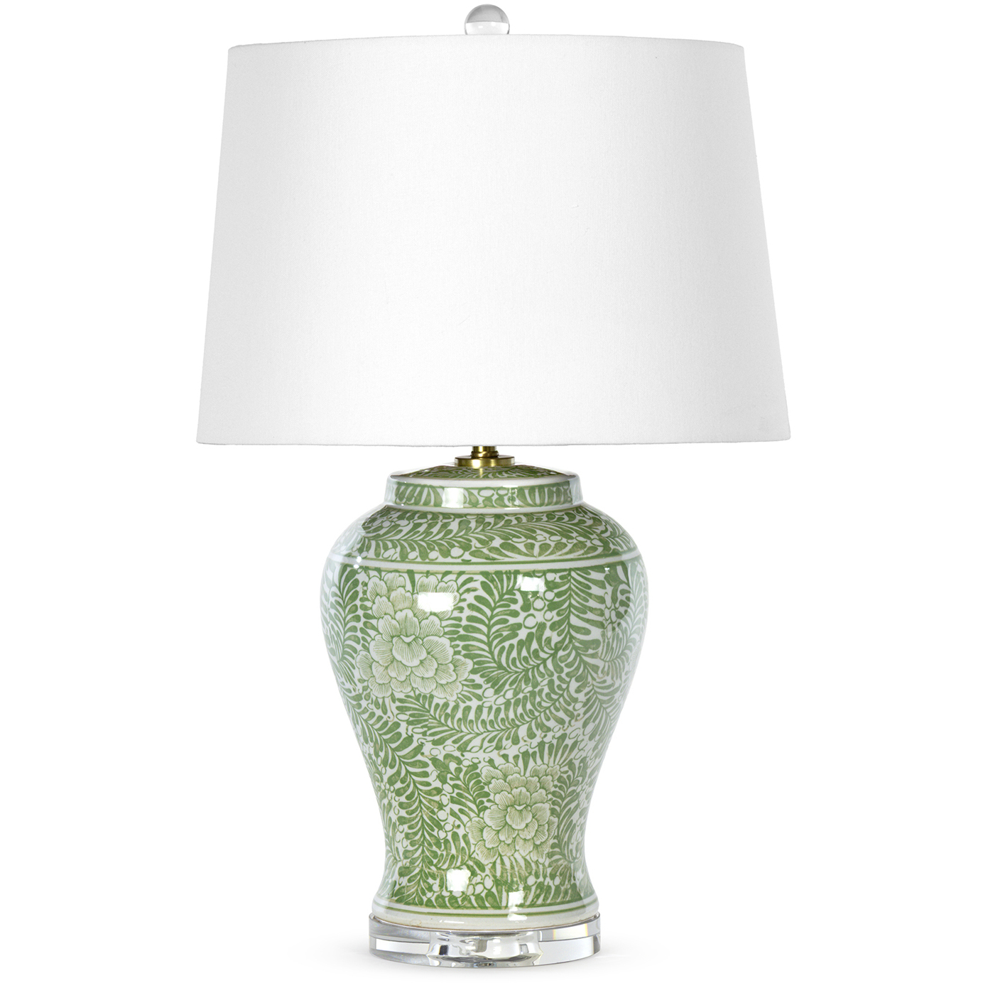 Faye 25 inch 150 watt Green Table Lamp Portable Light