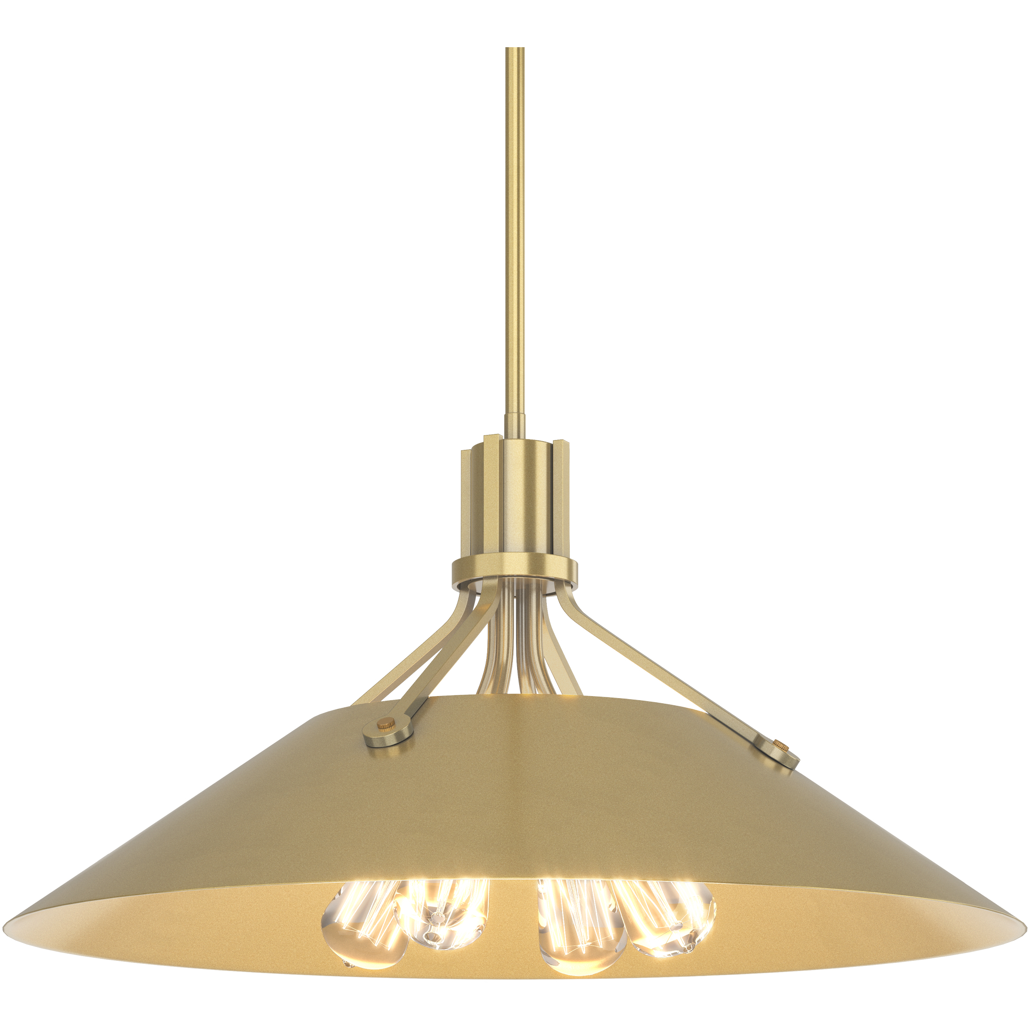 Henry 4 Light 23.1 inch Modern Brass and Modern Brass Pendant Ceiling Light