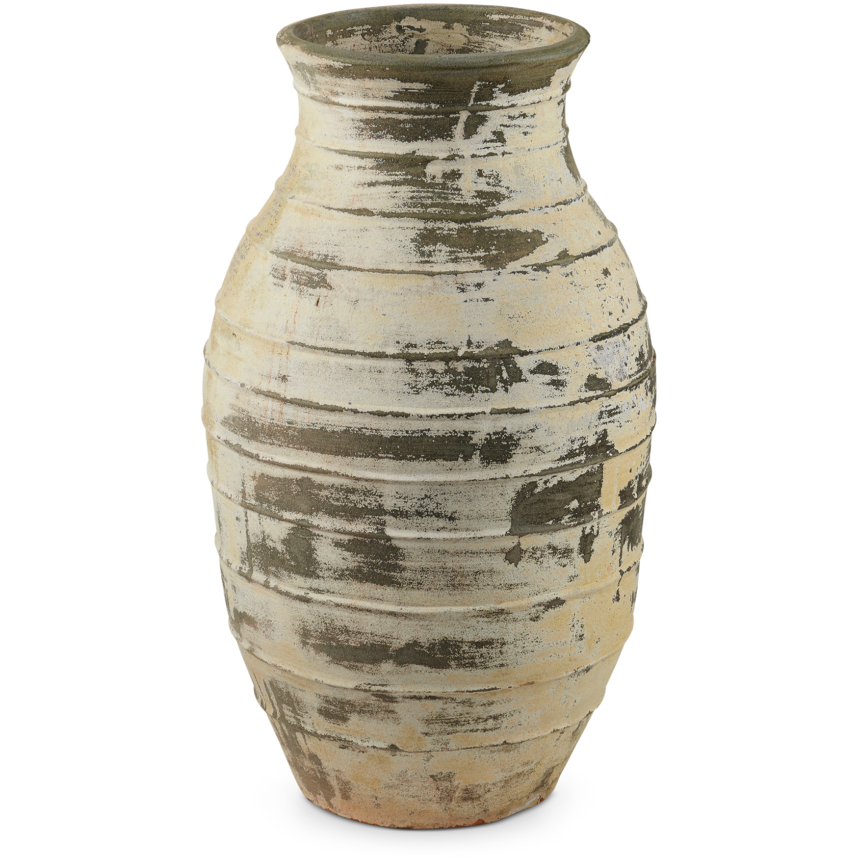 Ragusa Antique White Outdoor Urn, Large