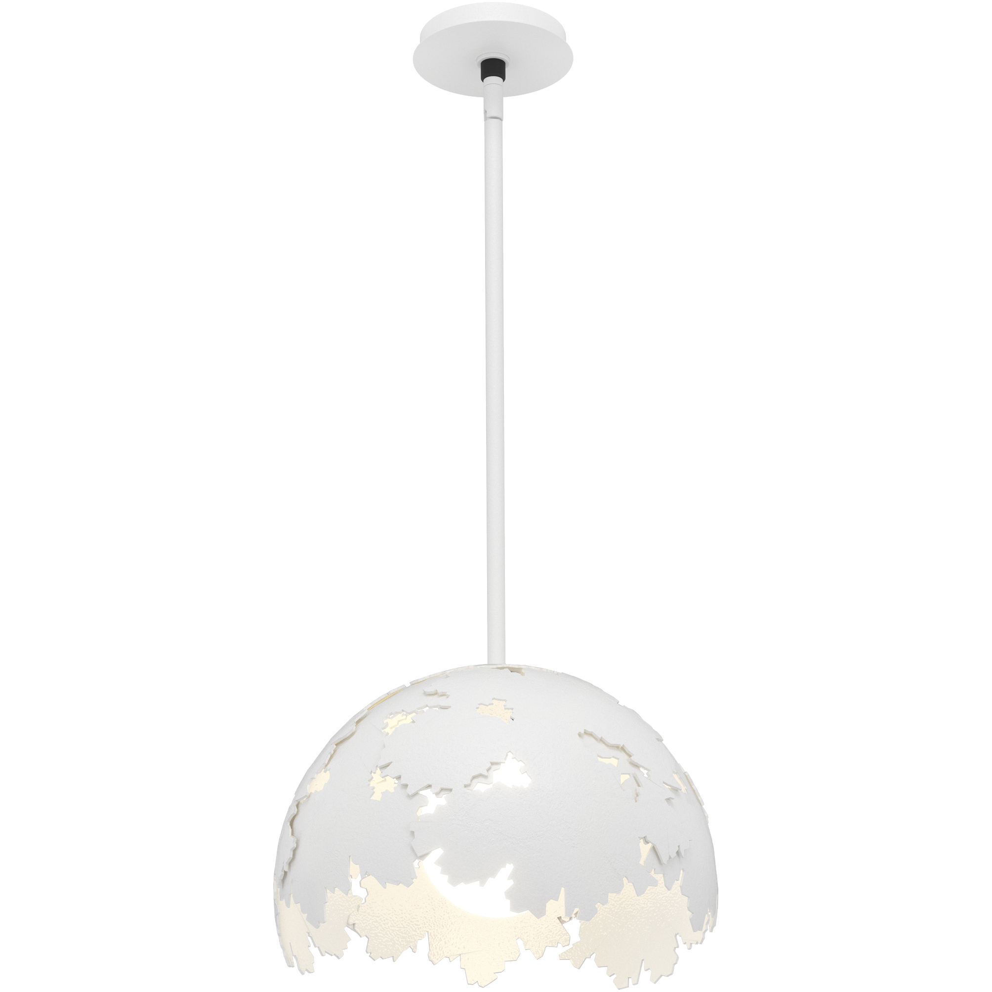 Pangea 1 Light 15.3 inch White Pendant Ceiling Light - Open Box
