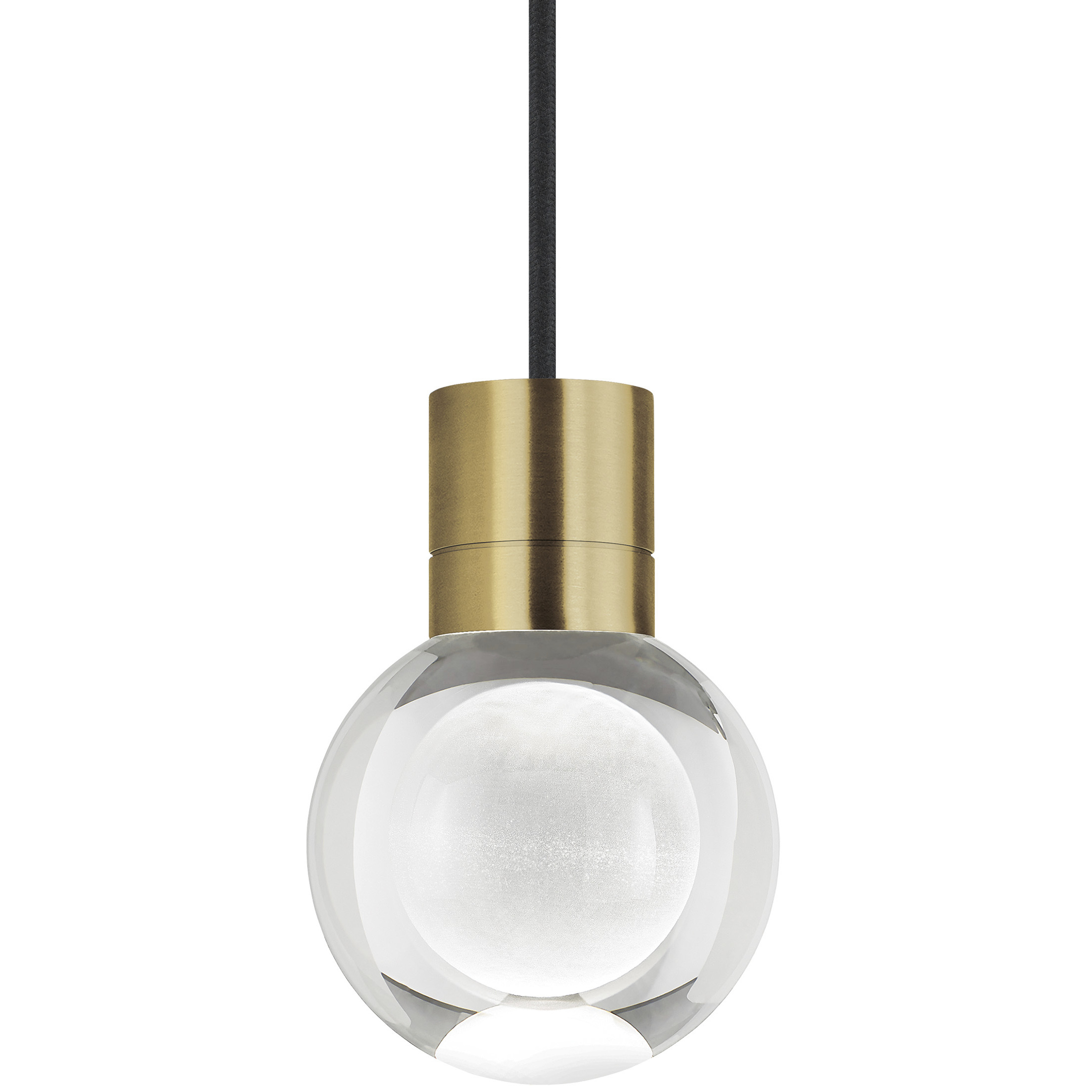 Sean Lavin Mina LED 5 inch Natural Brass Pendant Ceiling Light