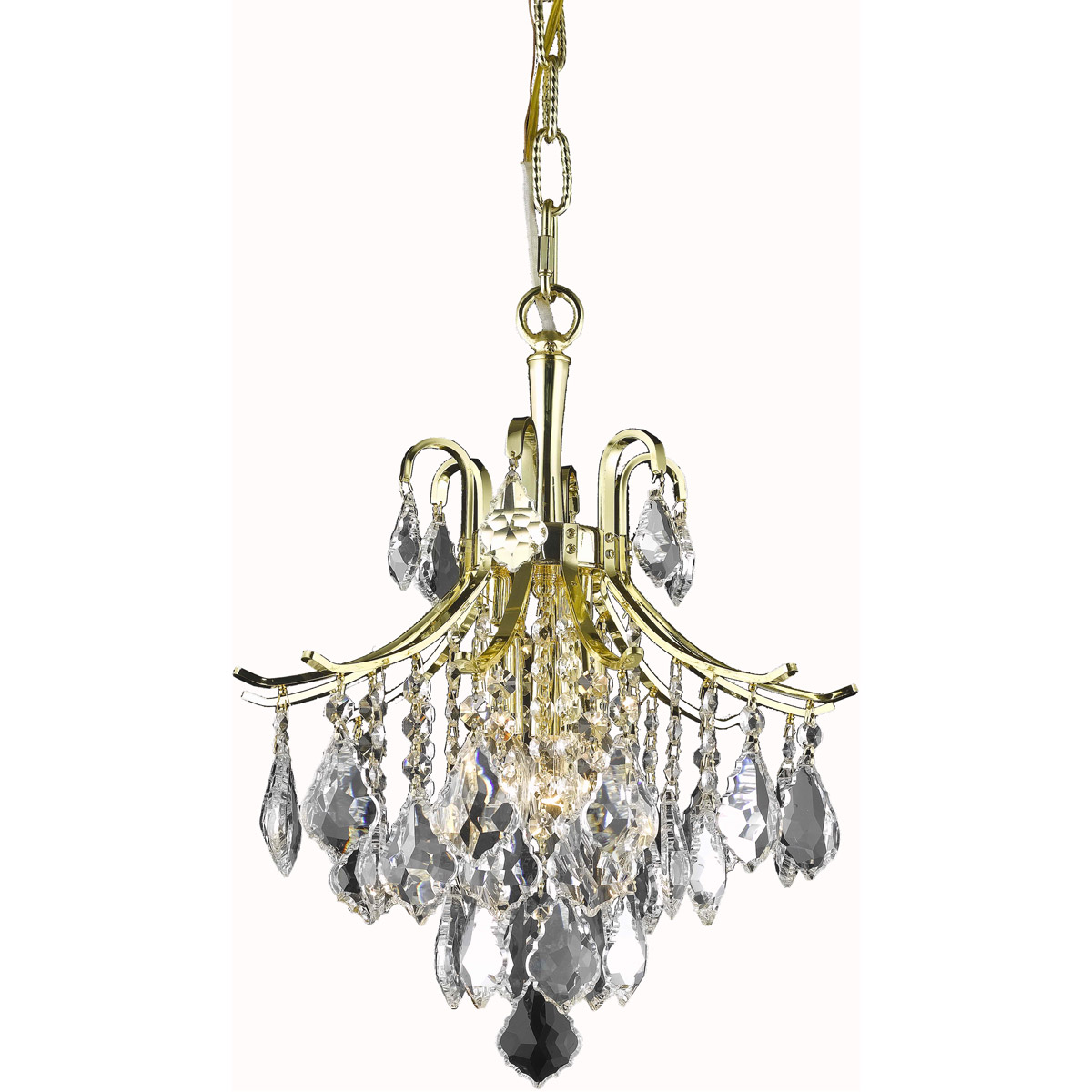 Amelia 3 Light 12 inch Gold Pendant Ceiling Light