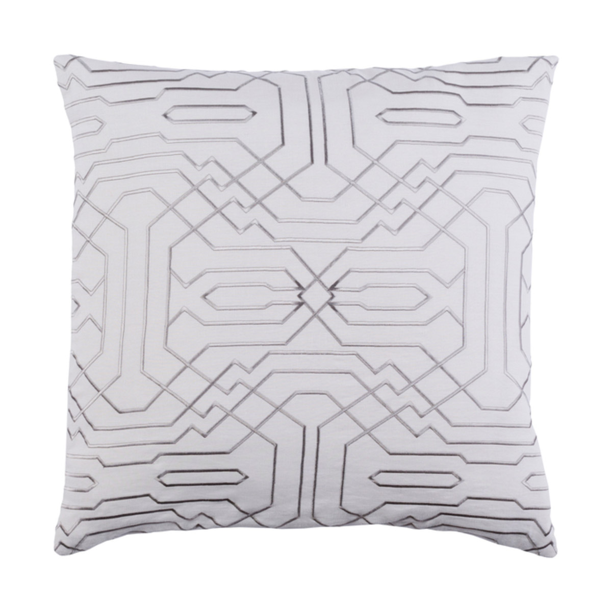 Ridgewood 22 X 22 inch Ivory/Medium Gray Pillow Kit