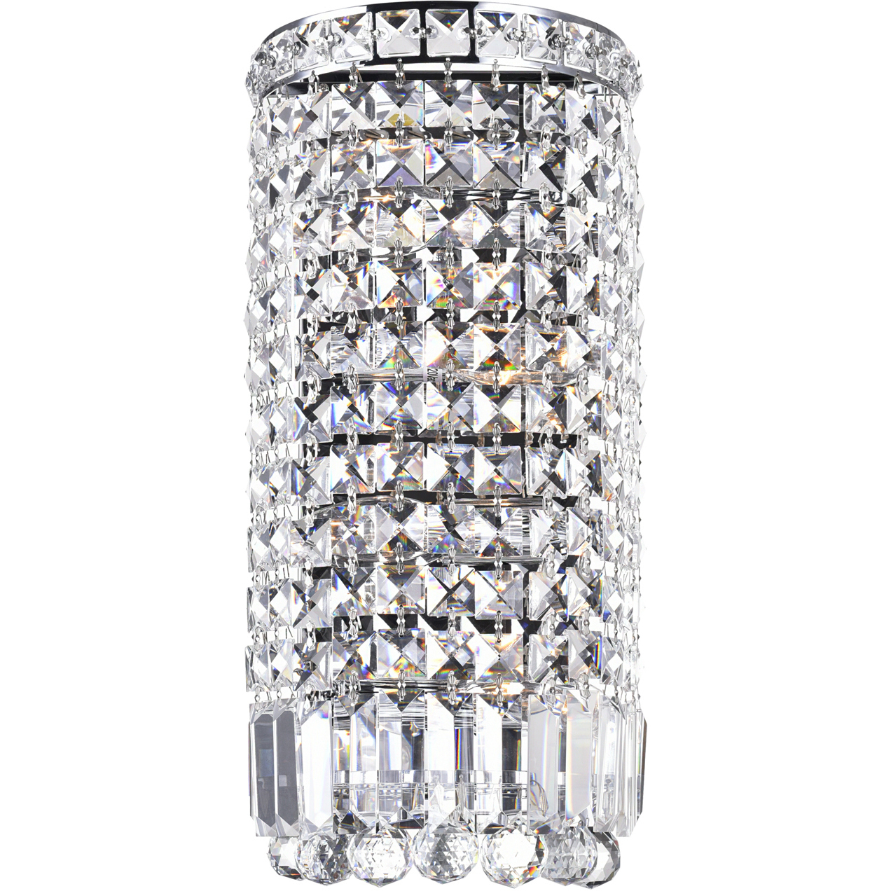 Colosseum 4 Light 6 inch Chrome Bathroom Sconce Wall Light