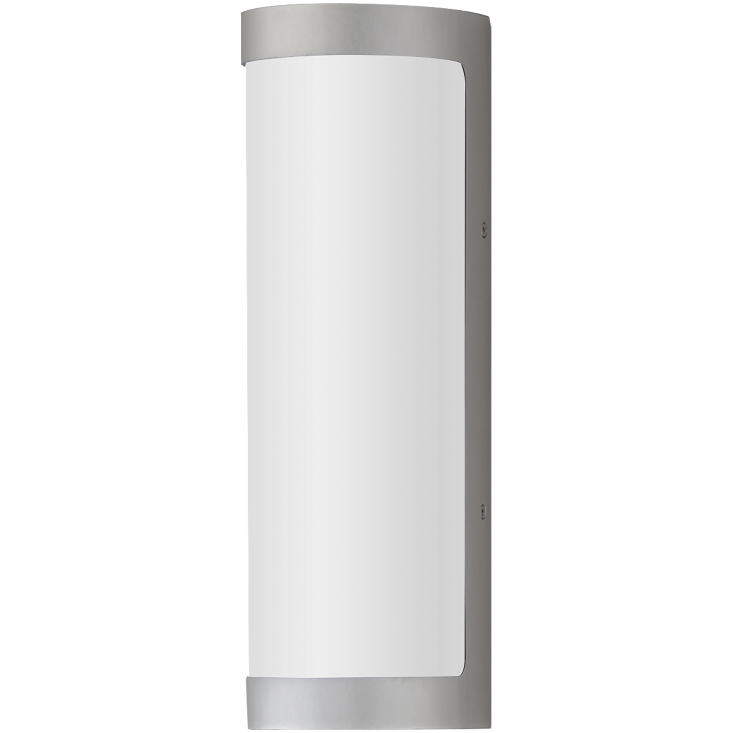 Halfpipe LED 15 inch Brushed Aluminum Outdoor Wall Mount